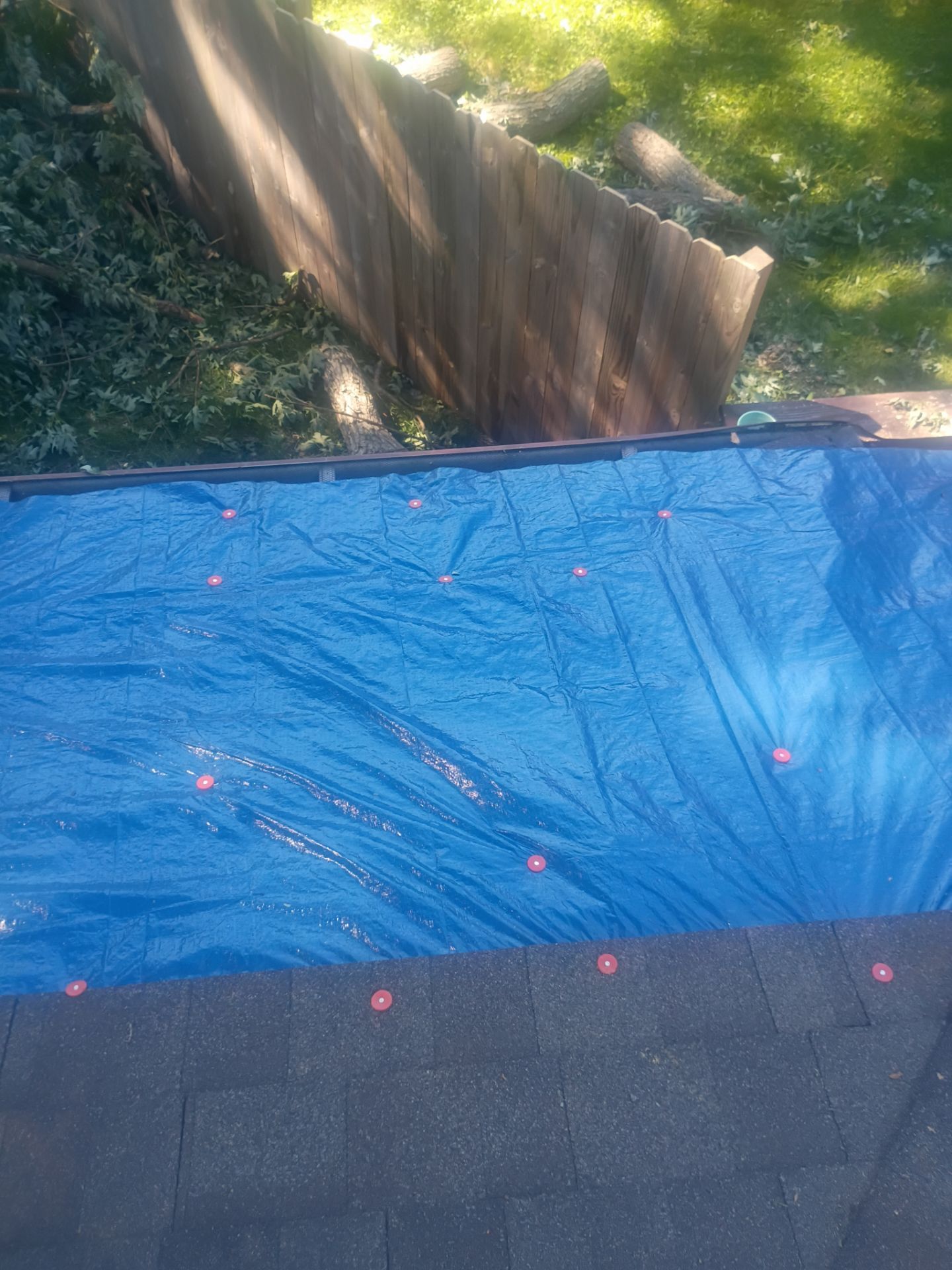 Emergency Storm Damage Tarping in Springfield by Acosta Angeli Roofing 