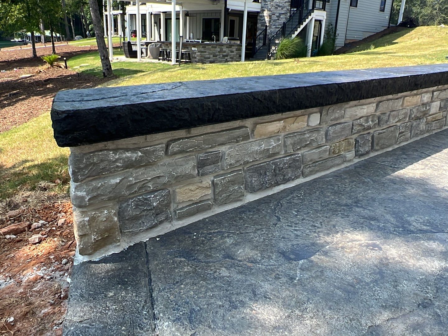 Stamped Concrete Patio by Xtreme Concrete Services