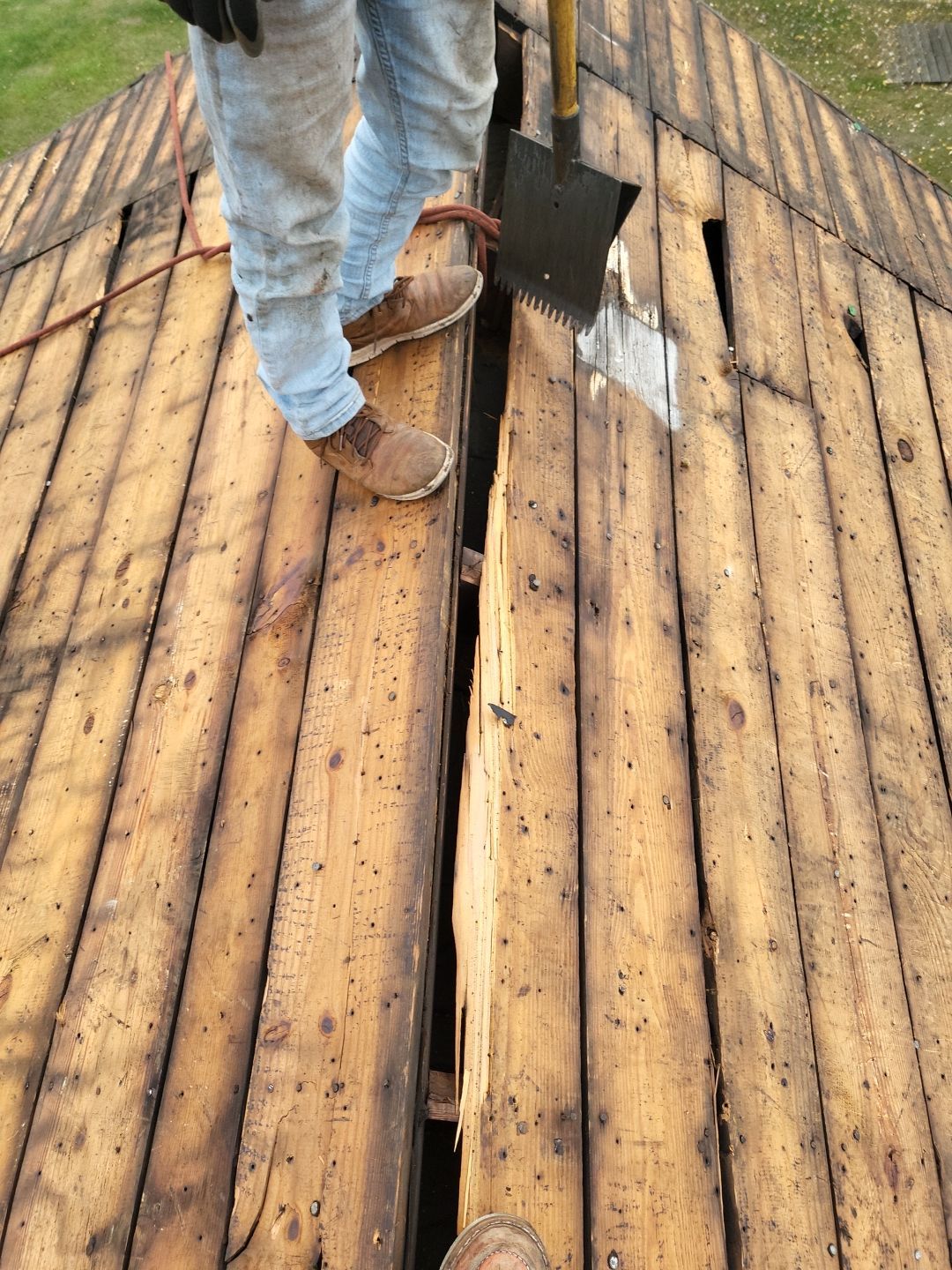 ATLAS PINNACLE COLOR: MORNING HARVEST DRIP EDGE: WHITE by Eagle Eye Roofing