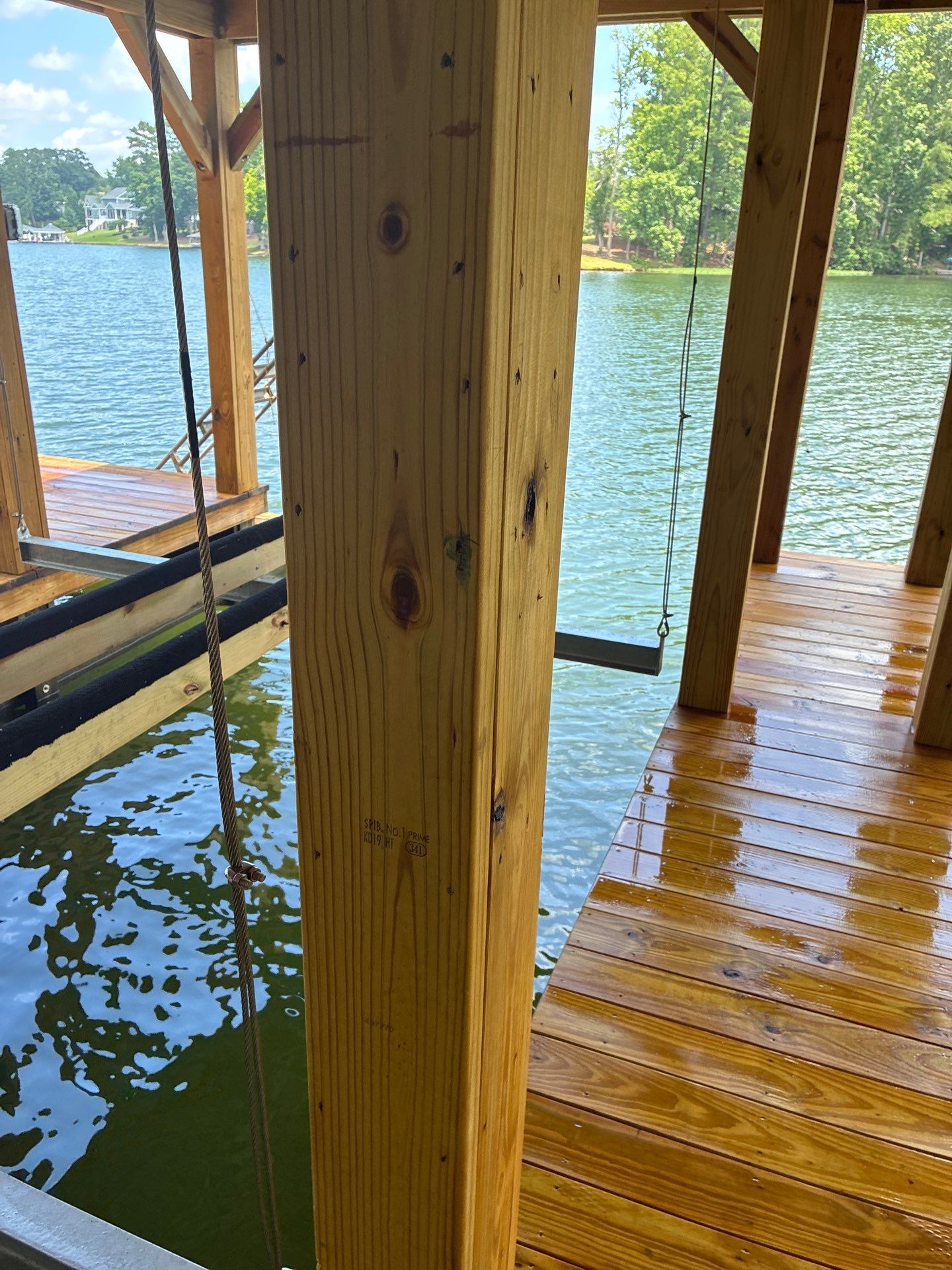Dock using Wood Sealant by DuraSeal
