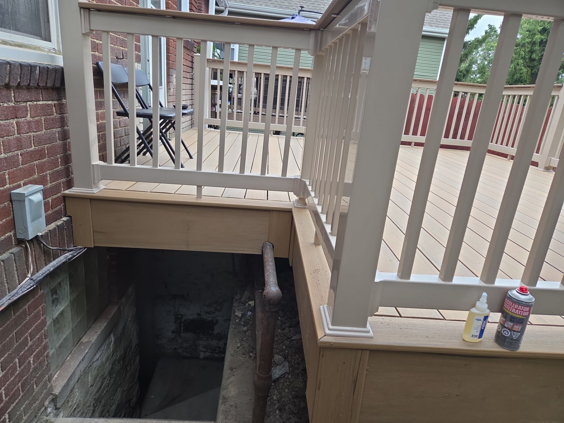 Deck build  by Cousins Roofing Siding & Decks