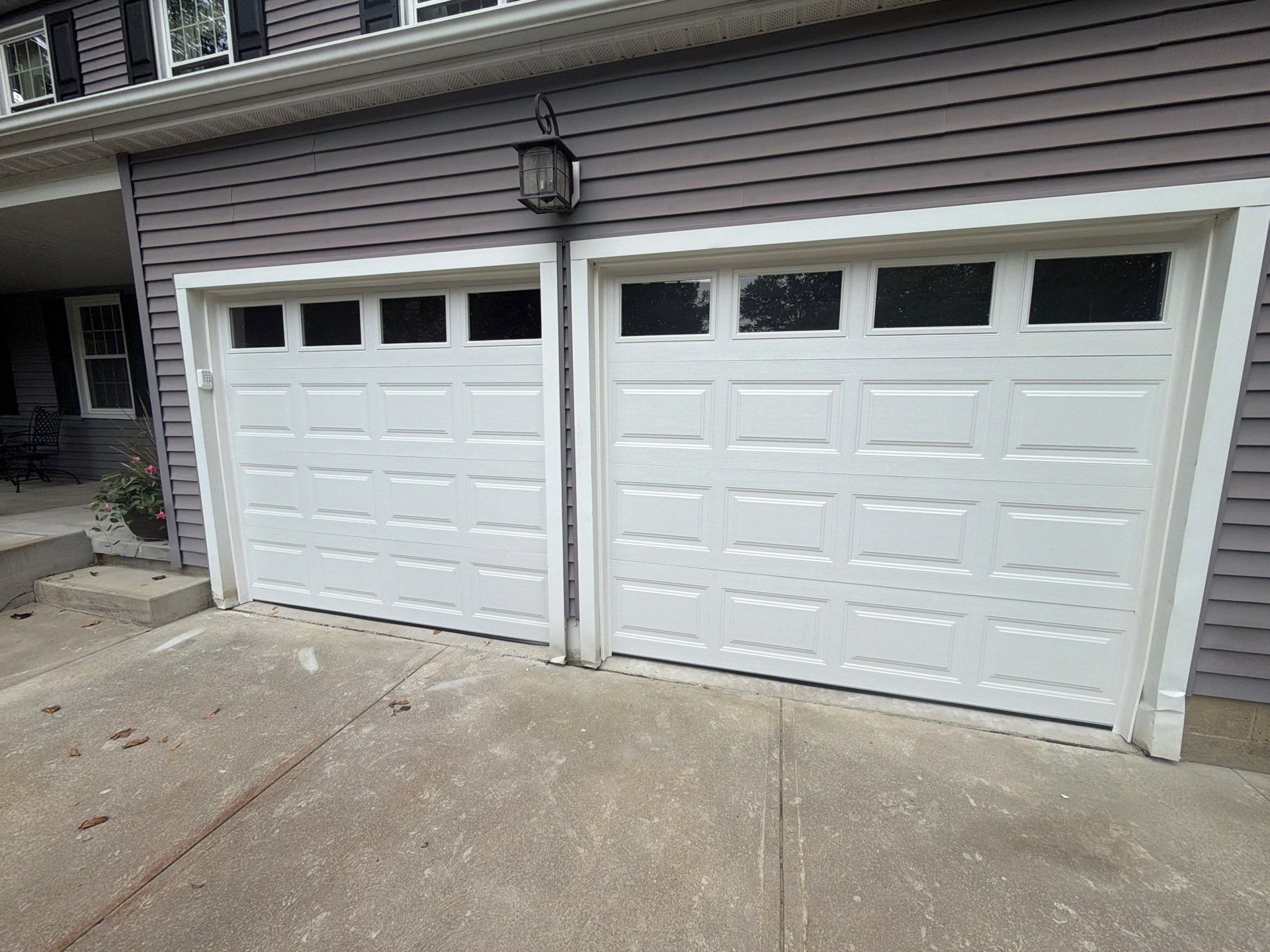 Double Garage Door Installation in Mentor, Ohio