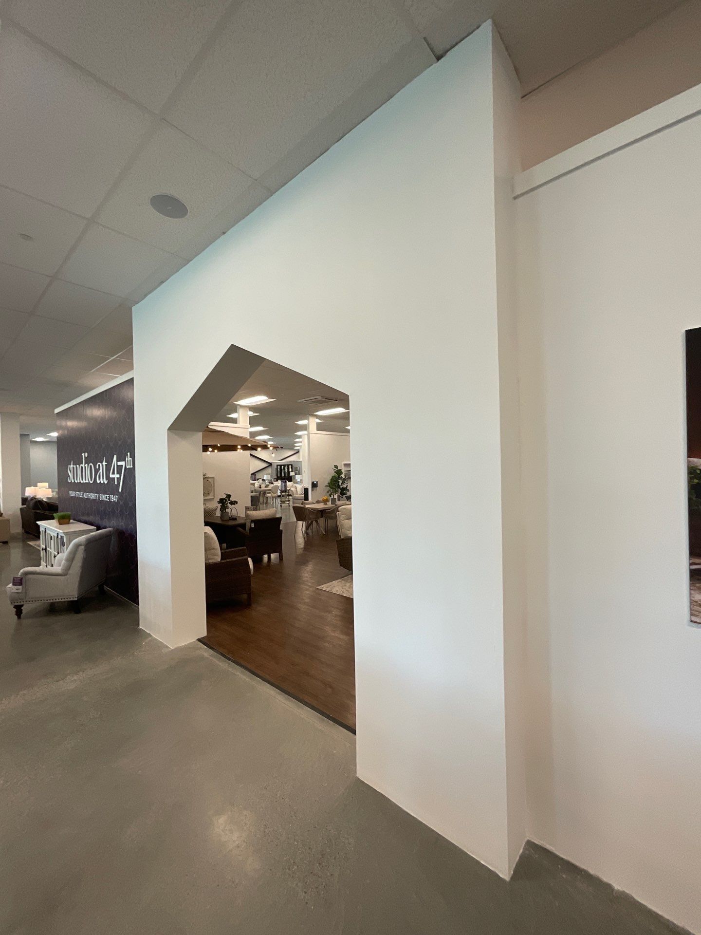 Studio at 47th Wall Mural and Interior Branding in Mechanicsburg by Nick The Sign Guy