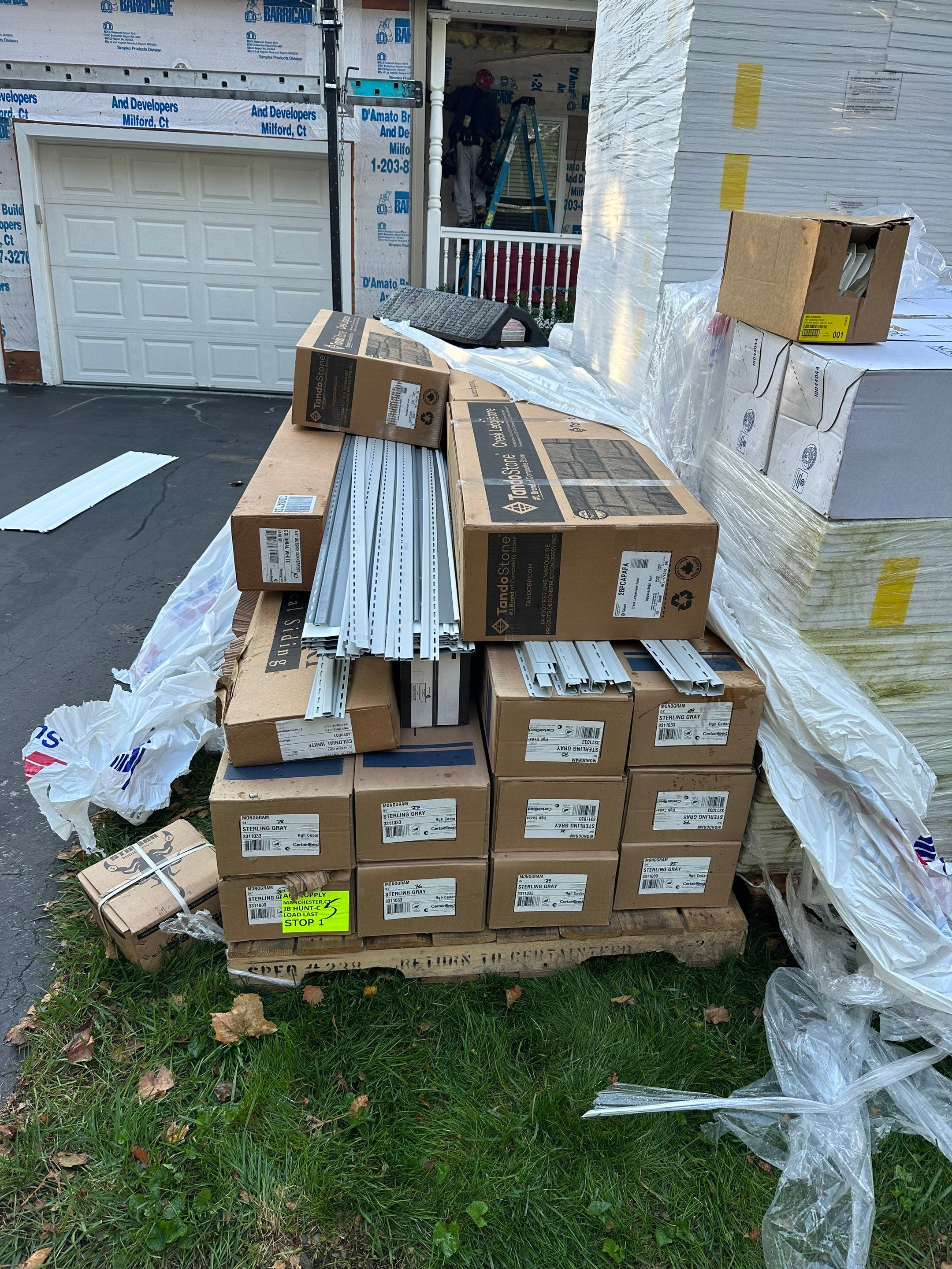 Siding Installation using Certainteed Cedar Impressions Sterling Gray by A Plus Exterior