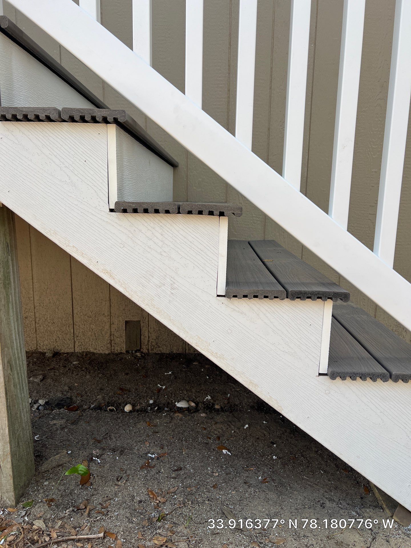 Framing Steps using Trex Enhance Grooved 1" X 12' Rocky Harbor by RGR Construction and Roofing, LLC