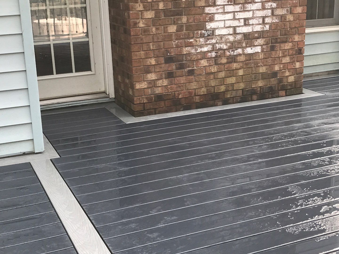 Deck Installation using Trex Decking and Railing  by Secure Construction Company Inc