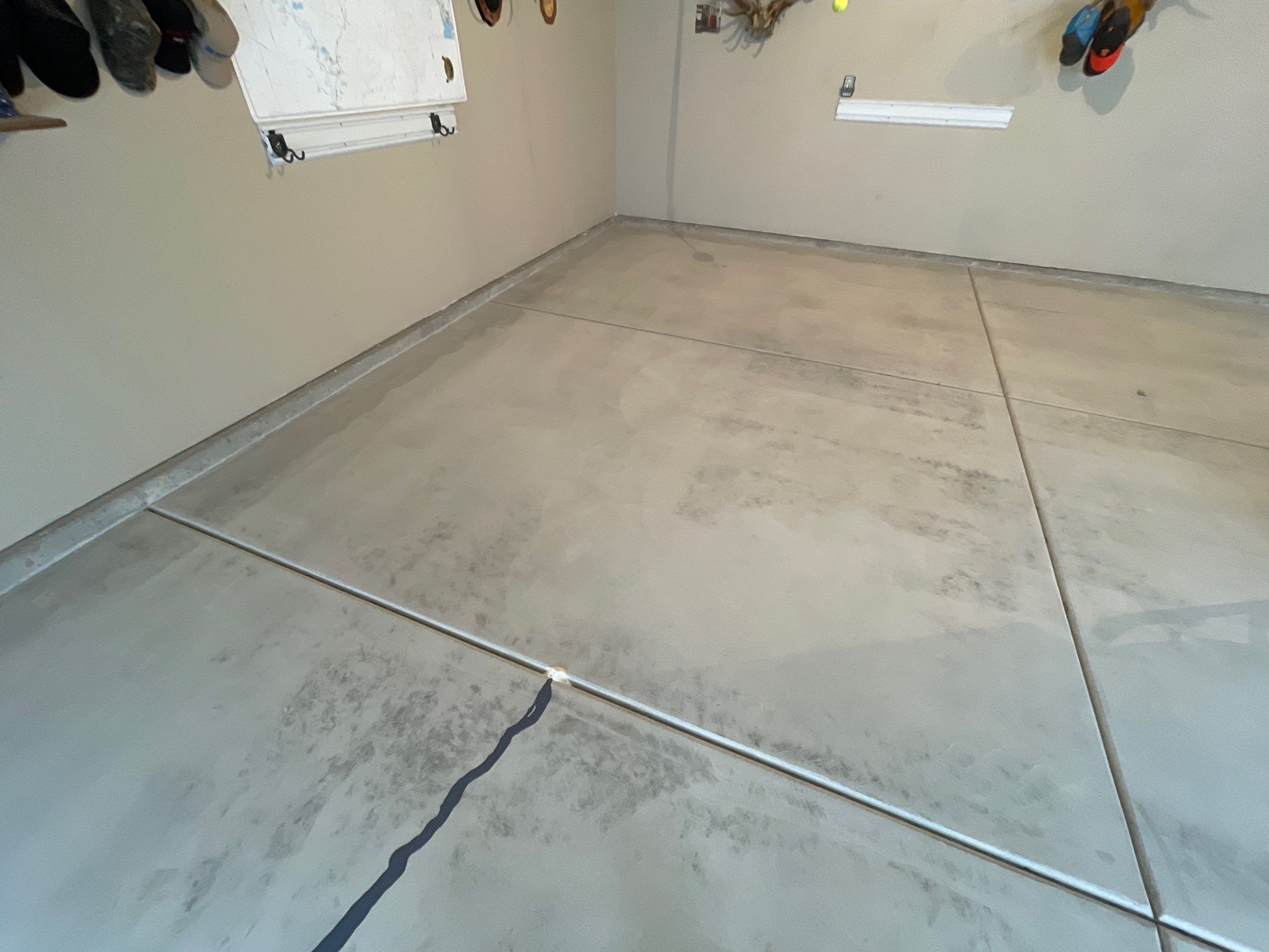 Garage Transformation using Pebble Beach and Front Porch using Greystone by Croc Coatings, LLC