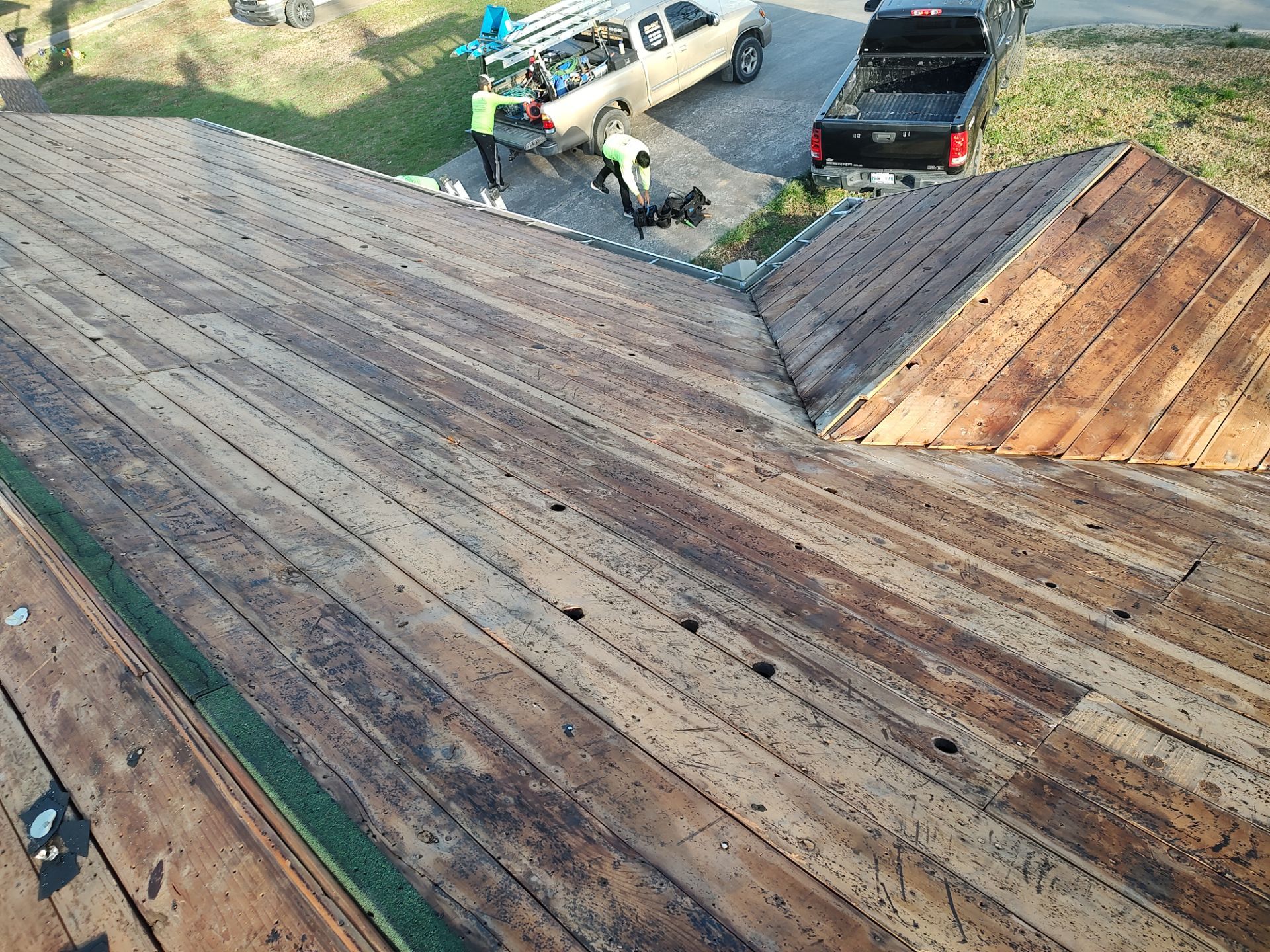 Storm damage restoration project by In & Out Construction & Remodeling, LLC