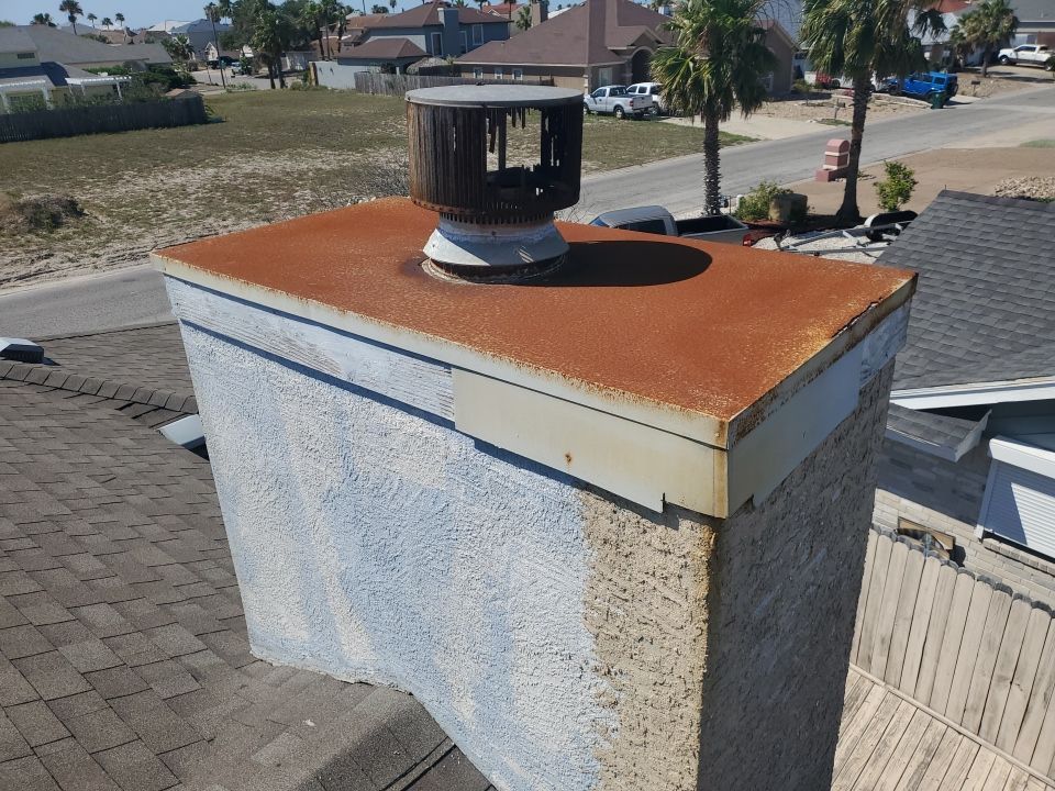 Chimney Cap Replacement with Roof Repairs by Lighthouse Roofing