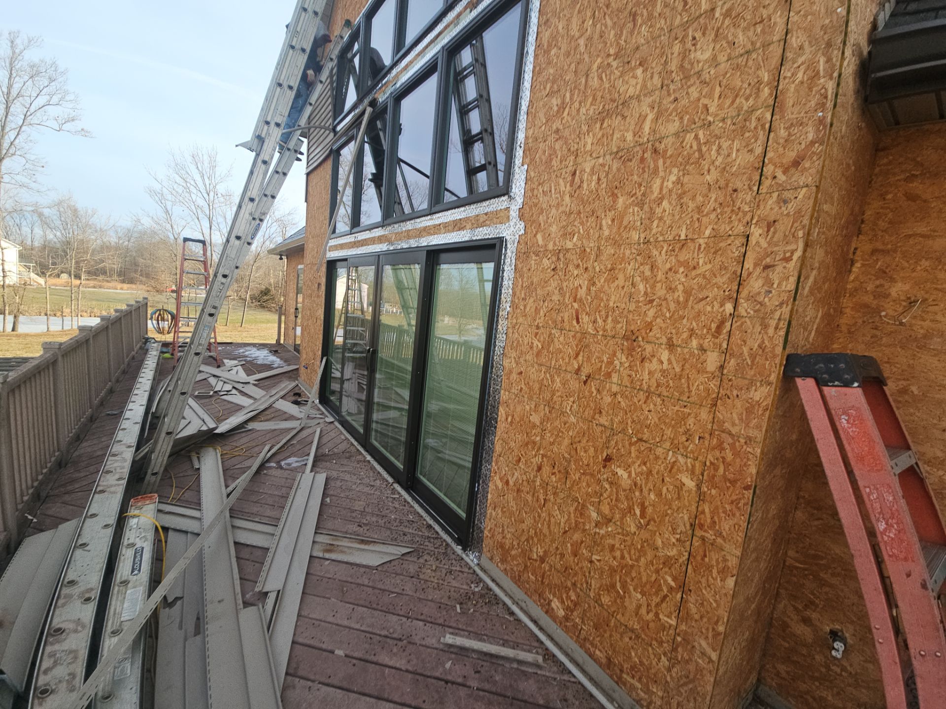 Siding Installation using James Hardie Board & Batten and James Hardie Shakes by Koontz Construction