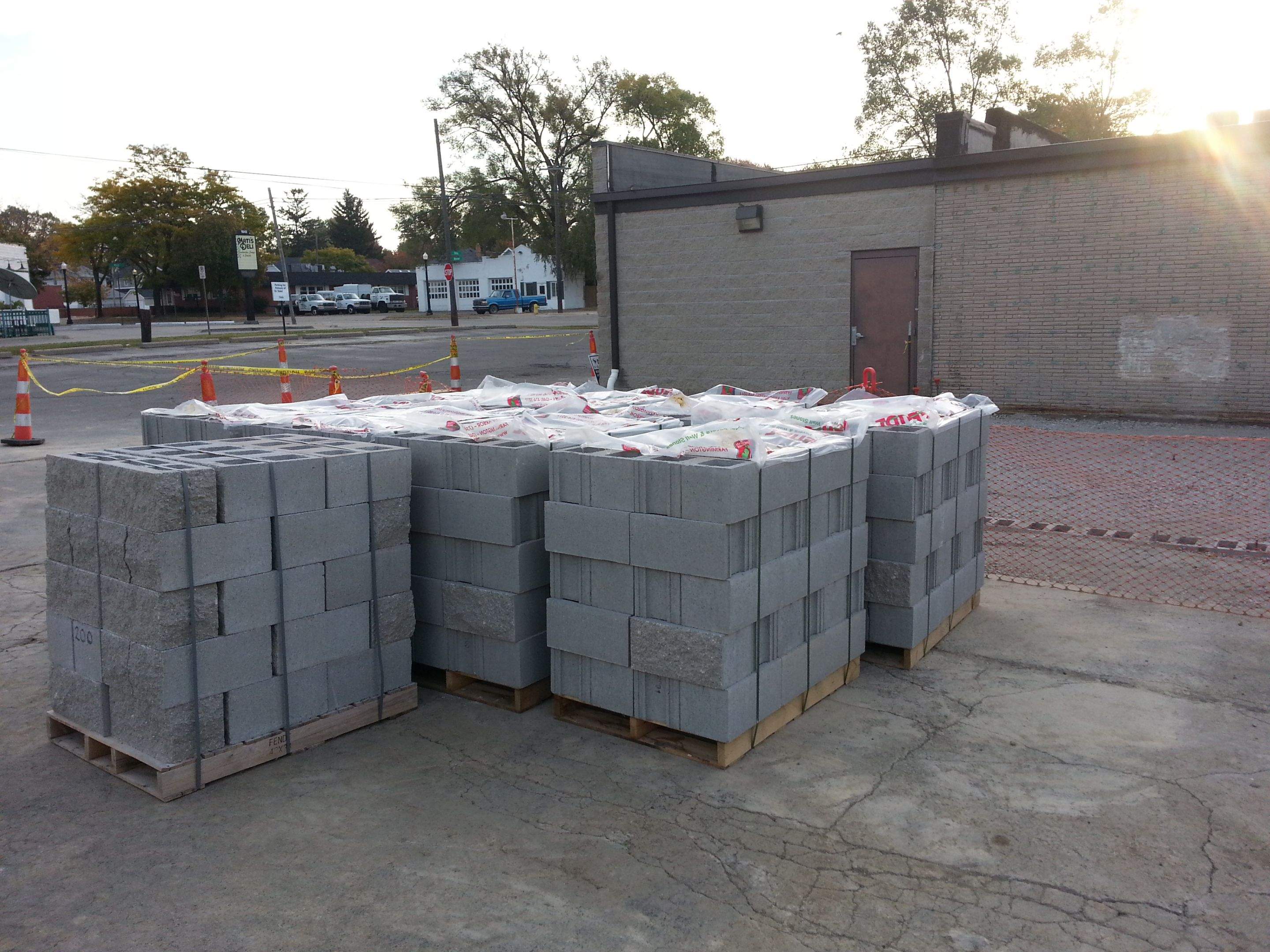 New Masonry Garage and Storage Building by Northwest Construction 