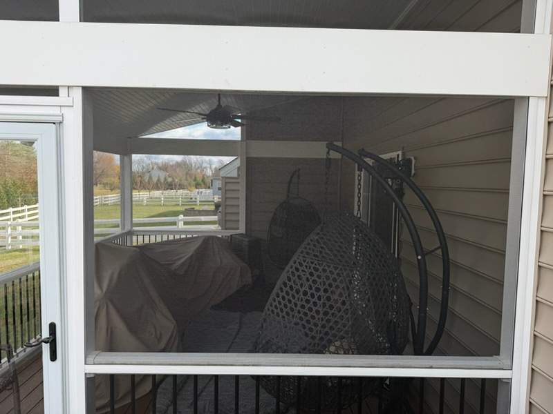 Siding Maintenance and Mesh Screen Installation by Laser Focused Solutions LLC