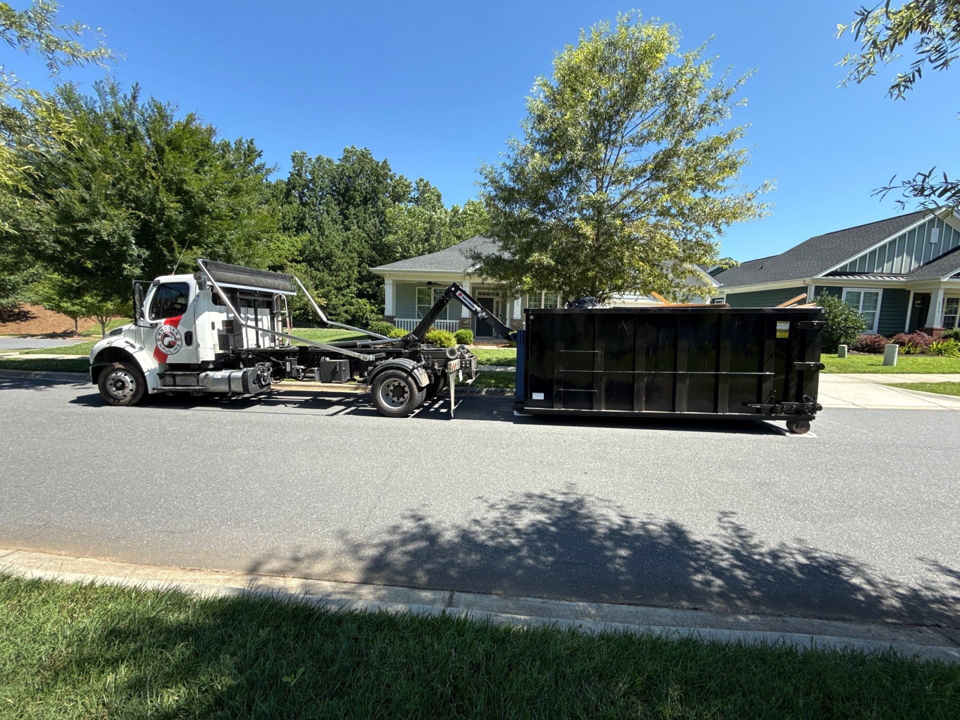 Project in Belmont by Badger Hauling