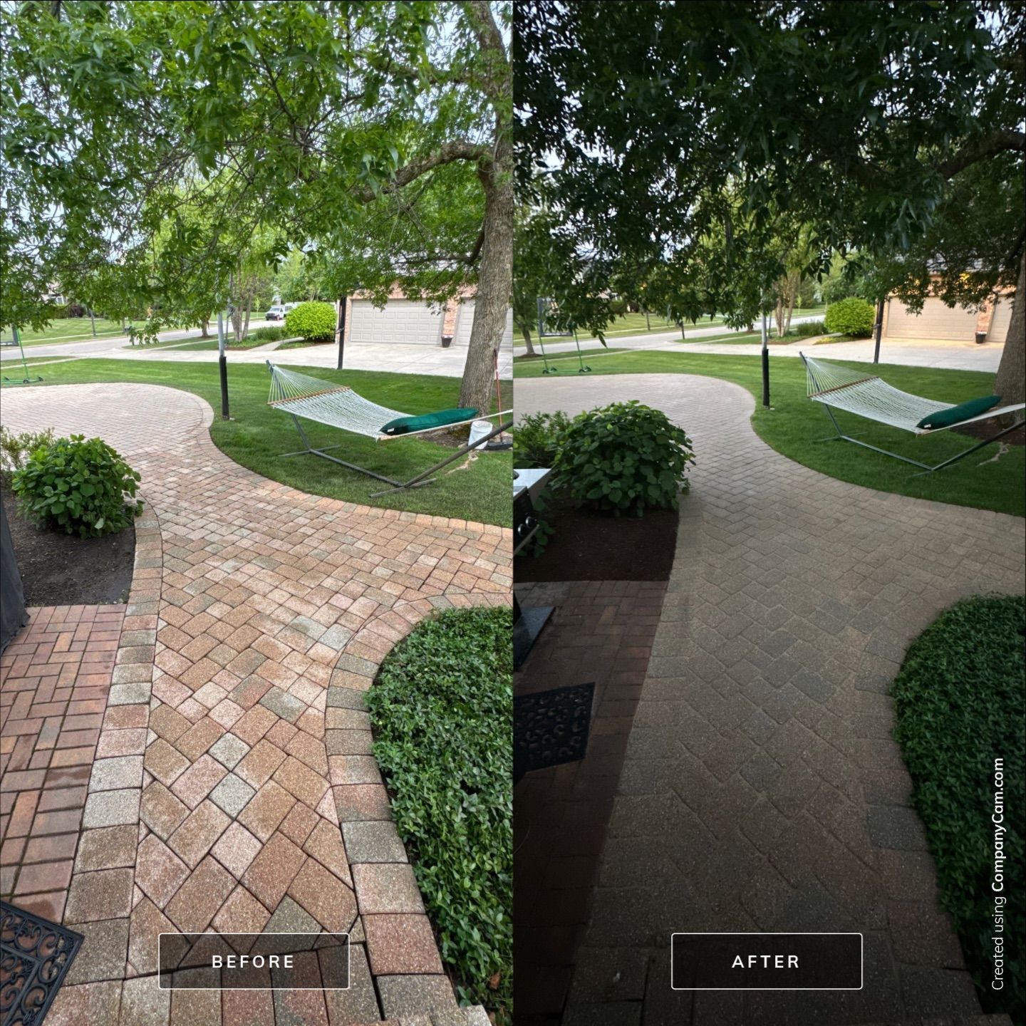 Project in Libertyville by Simmons Power & Soft Washing