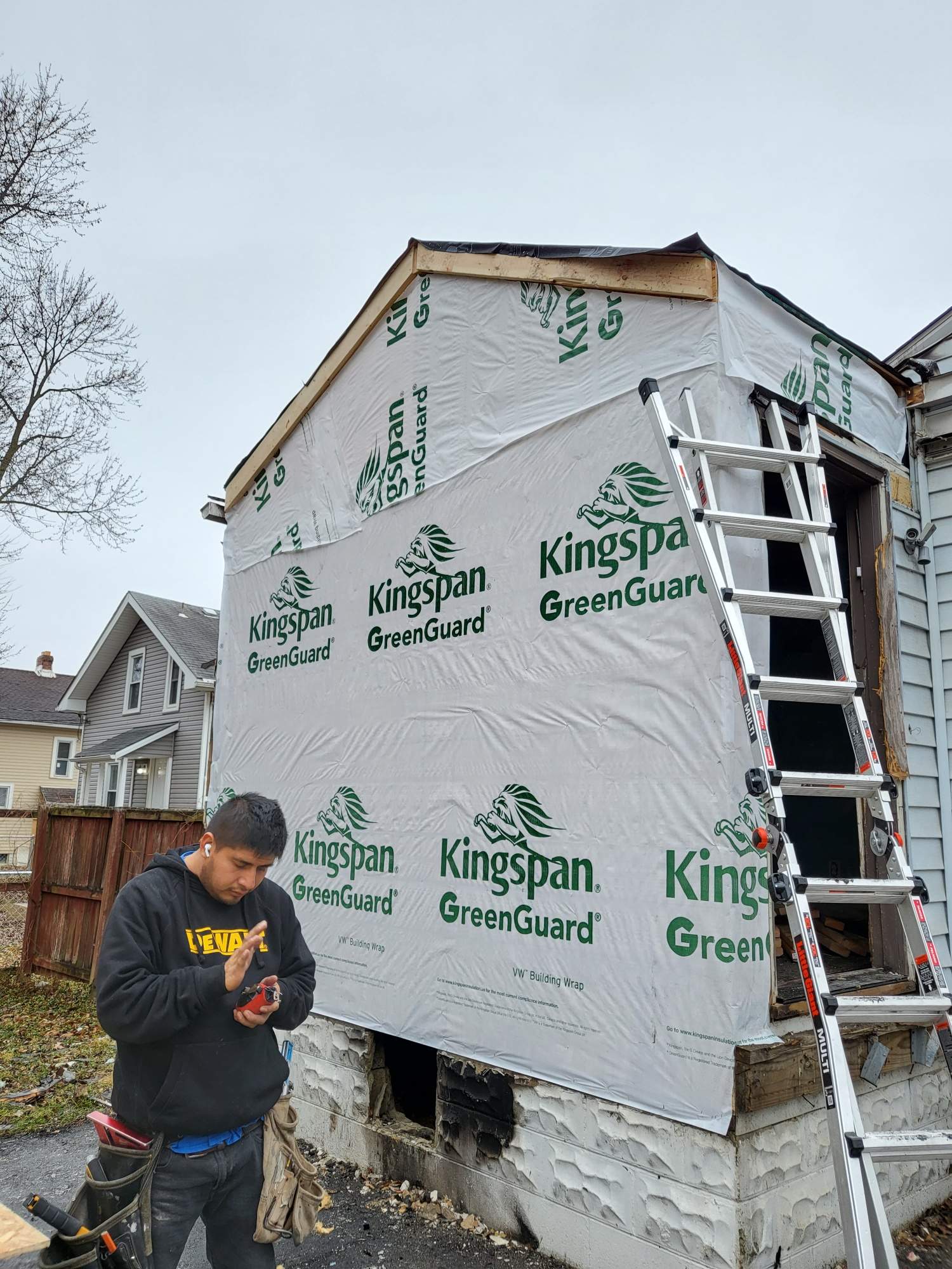Full Fire Damage Renovation Project on Southside of Columbus by Dream Living Homes | 10X Prop. Mgt. | Nailed It GC