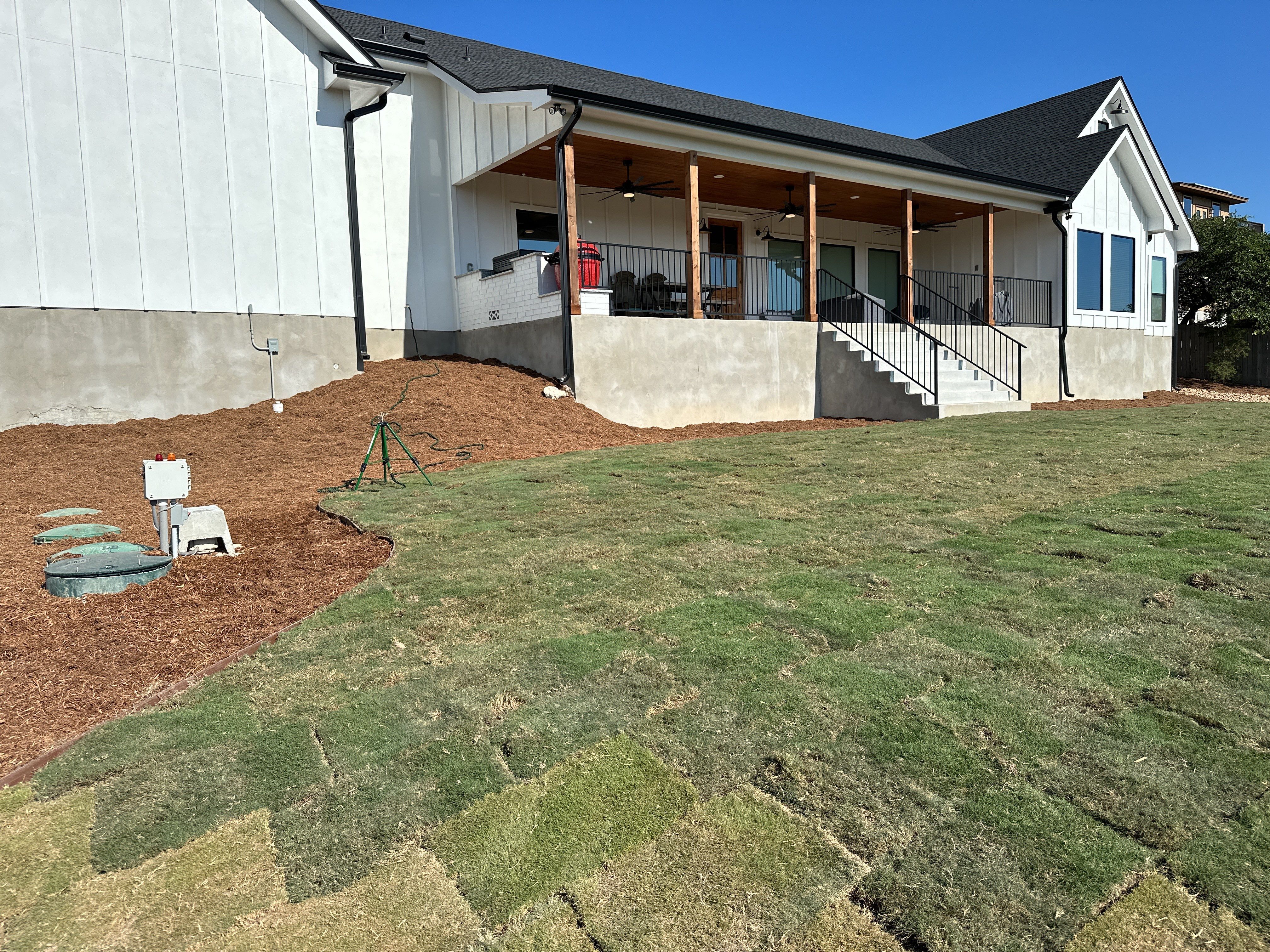 Xeriscape on Modern Home by Singer Services