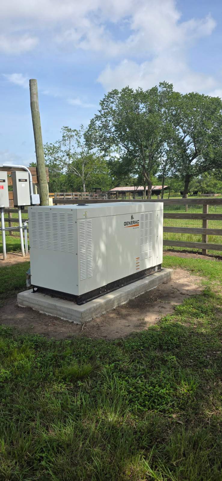 Generac Liquid-Cooled Generator Engine & Radiator Replacement in Brookshire, Texas by GenTex Elite Services