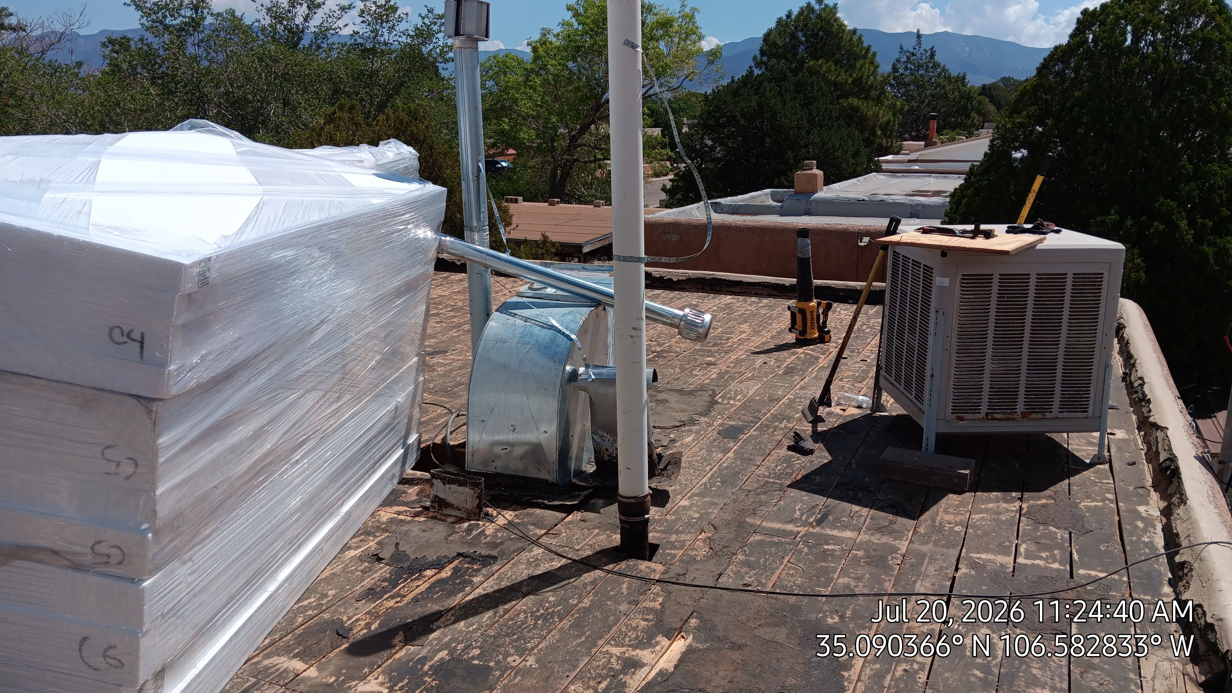 Albuquerque TPO Roof Replacement With EPS Taper slope by Doyle Roof Masters Inc