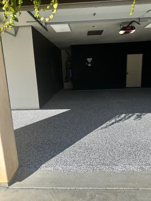 Paso Robles Garage Makeover with Domino Polyurea Concrete Coating by MGP Coatings