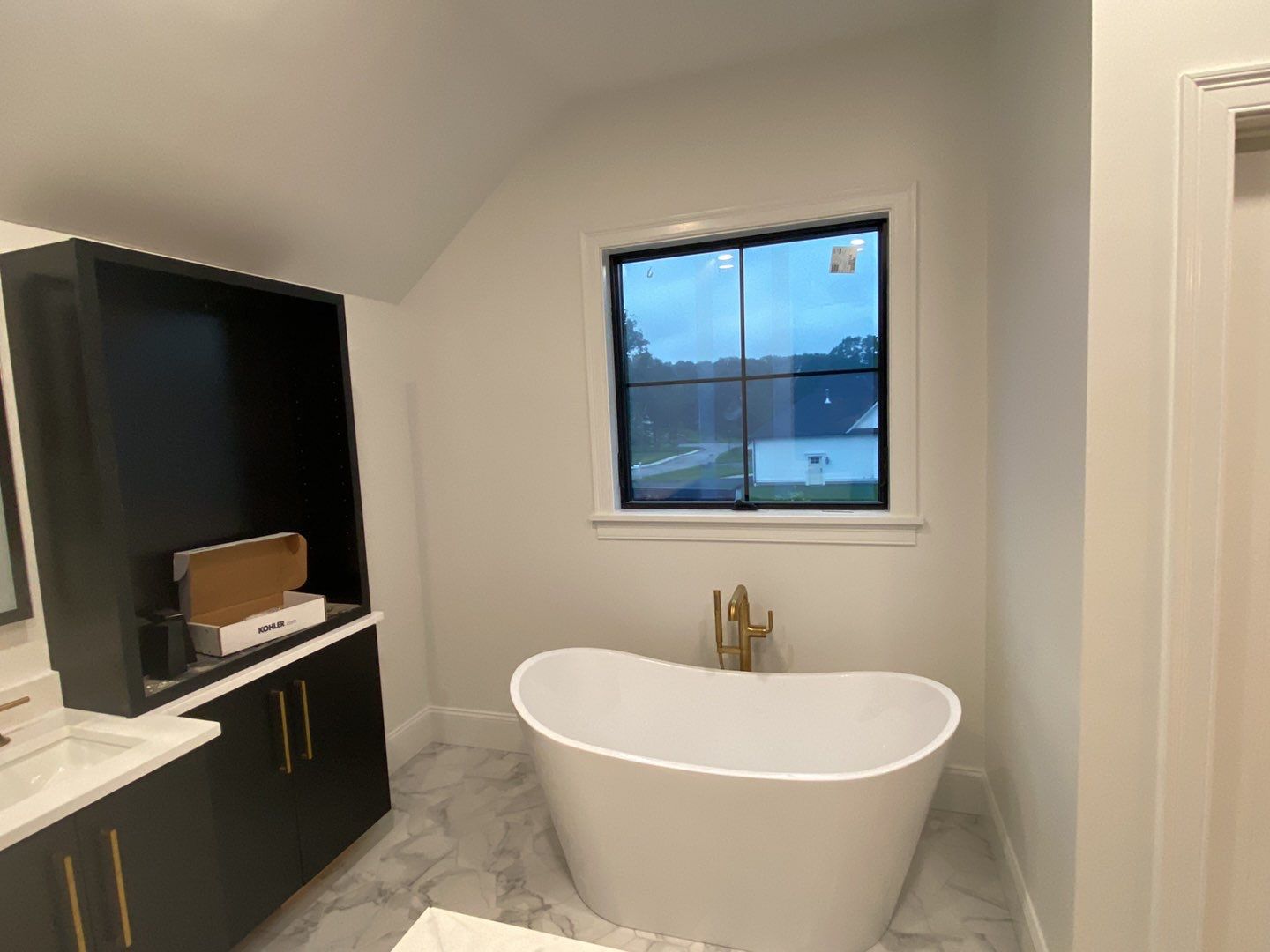 Interior Painting using Snowbound White  by EXCELLENCE | CARTO