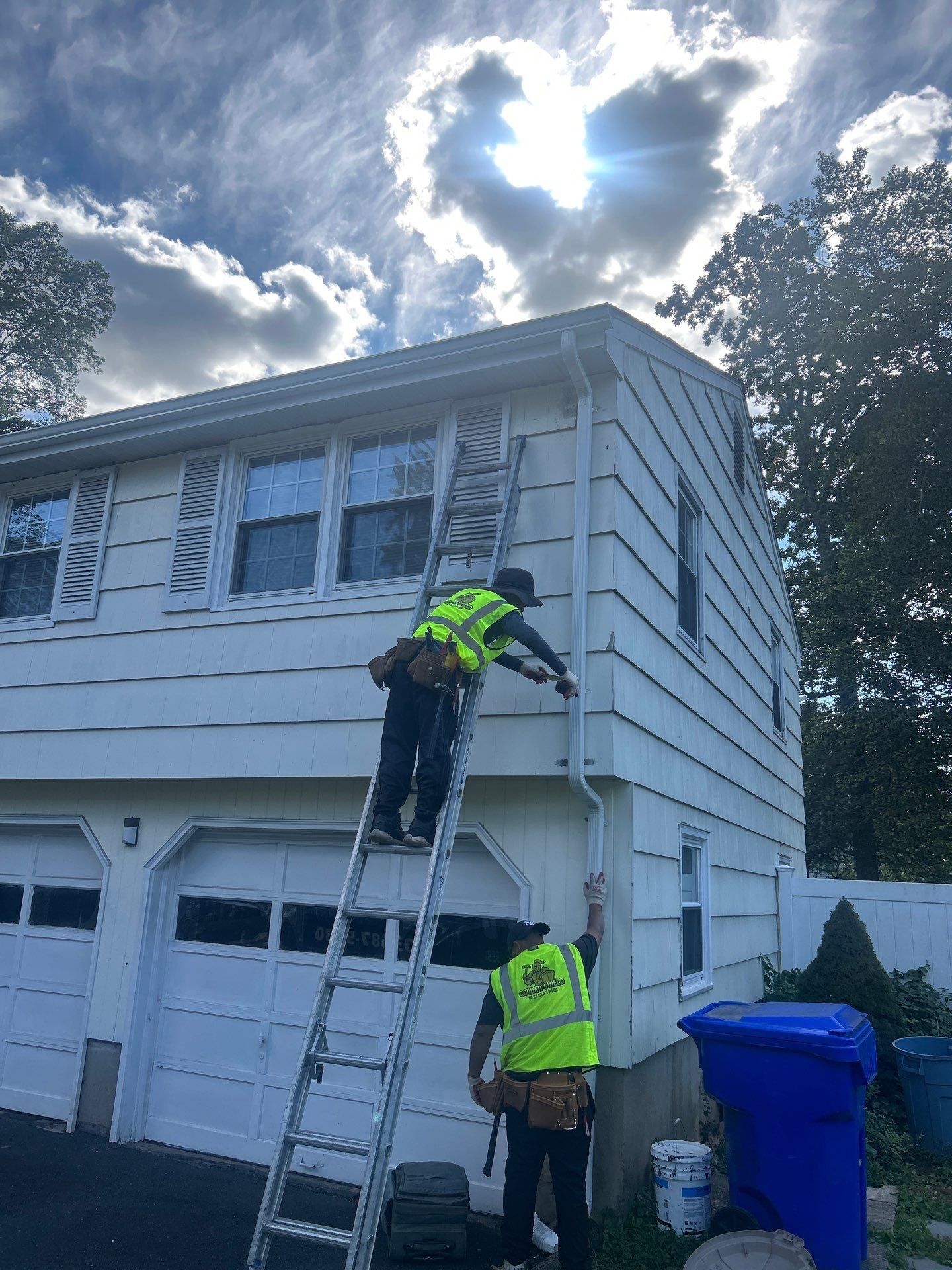 Project in East Hartford by Golden Shield Roofing