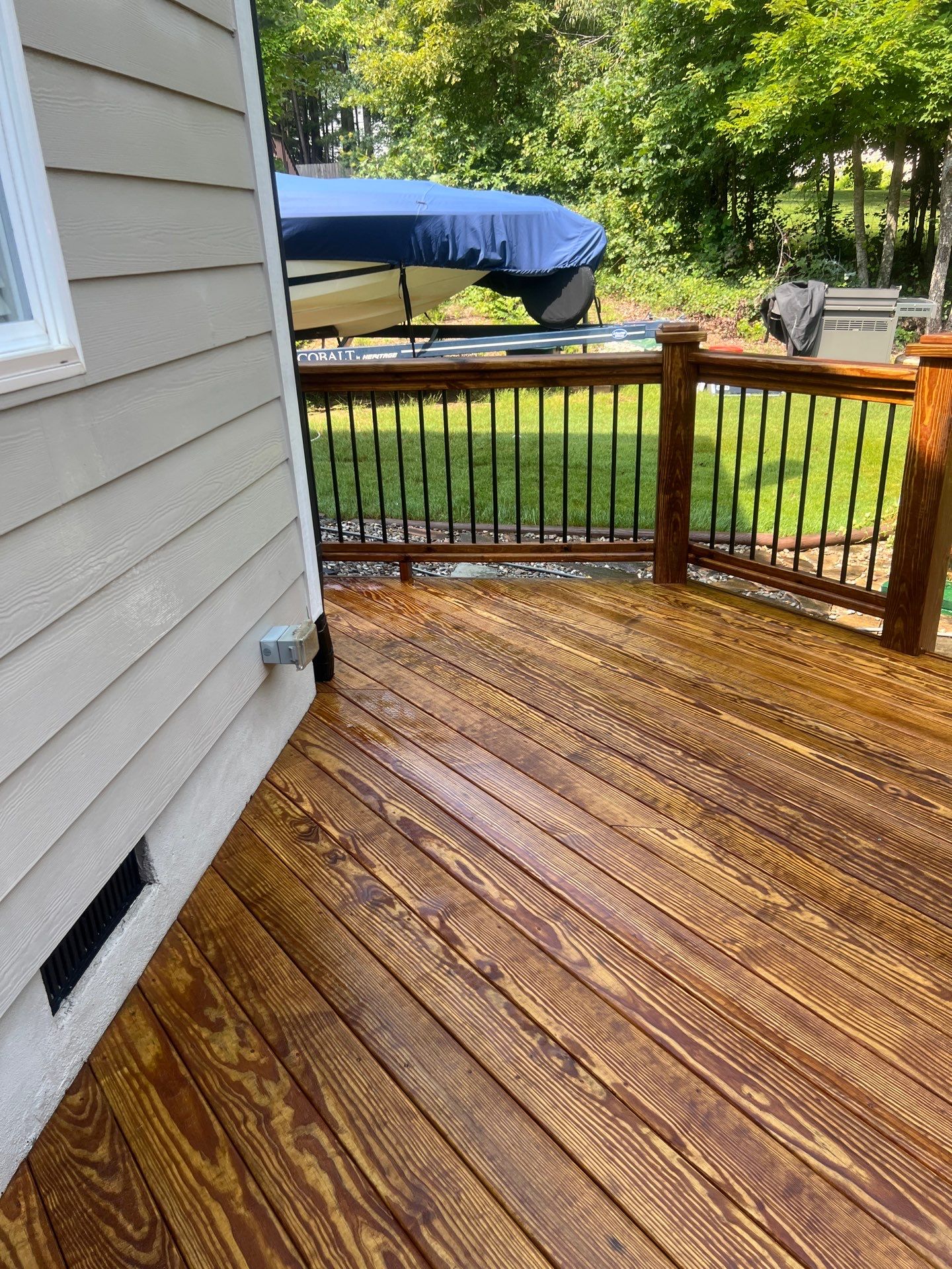 Weathered Deck using Wood Sealant by DuraSeal