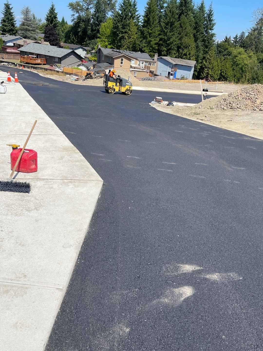 Asphalt Road Repair in Neighborhood  by Jireh Asphalt & Concrete Inc 