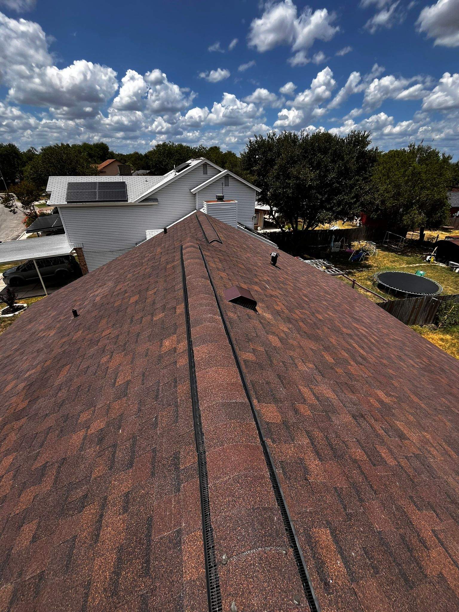 Roof Replacement and Gutter Install - 78244 by bh roofing