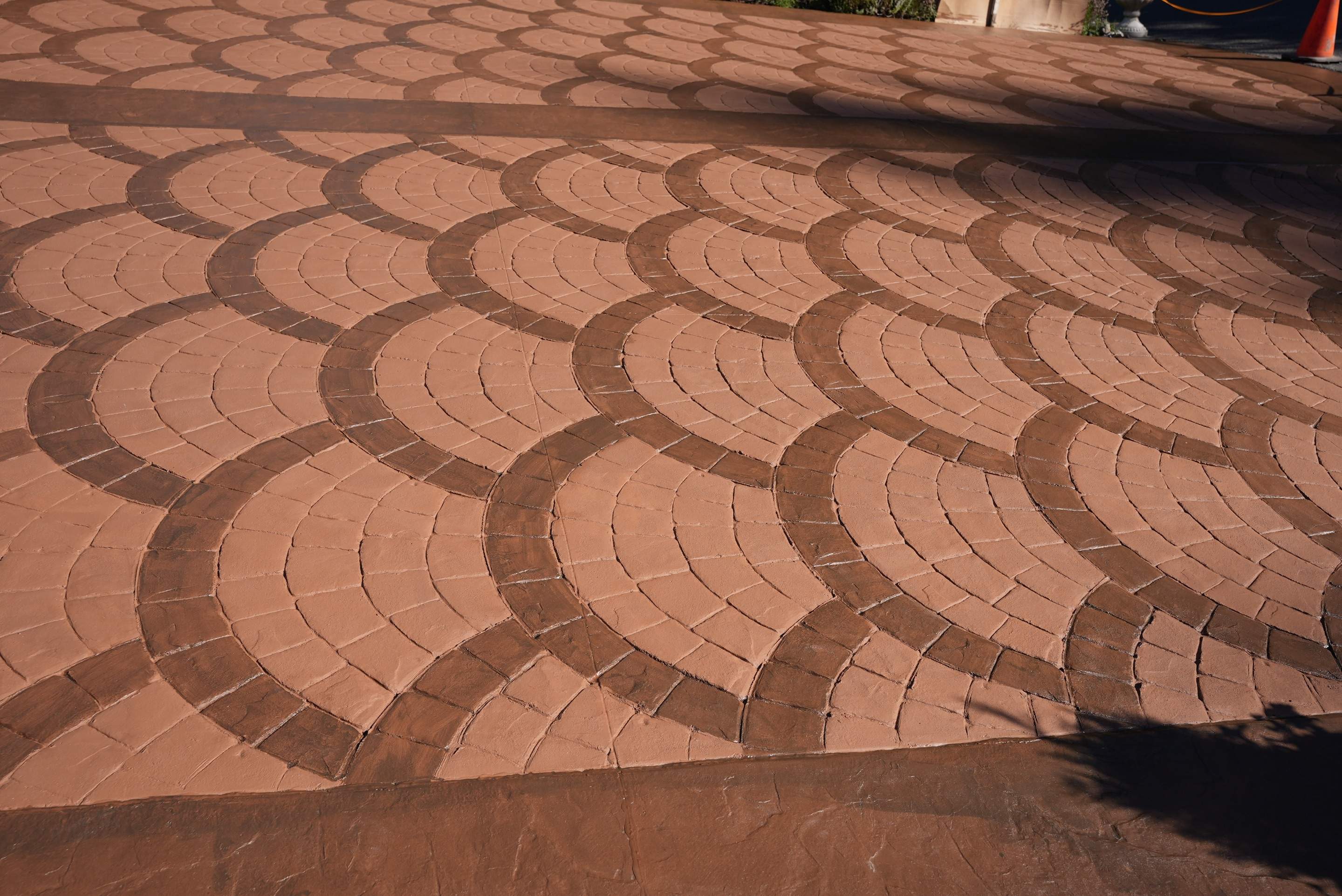 Mehta | Tiled Driveway with Sealer & Retaining Wall  by Jireh Asphalt & Concrete Inc 