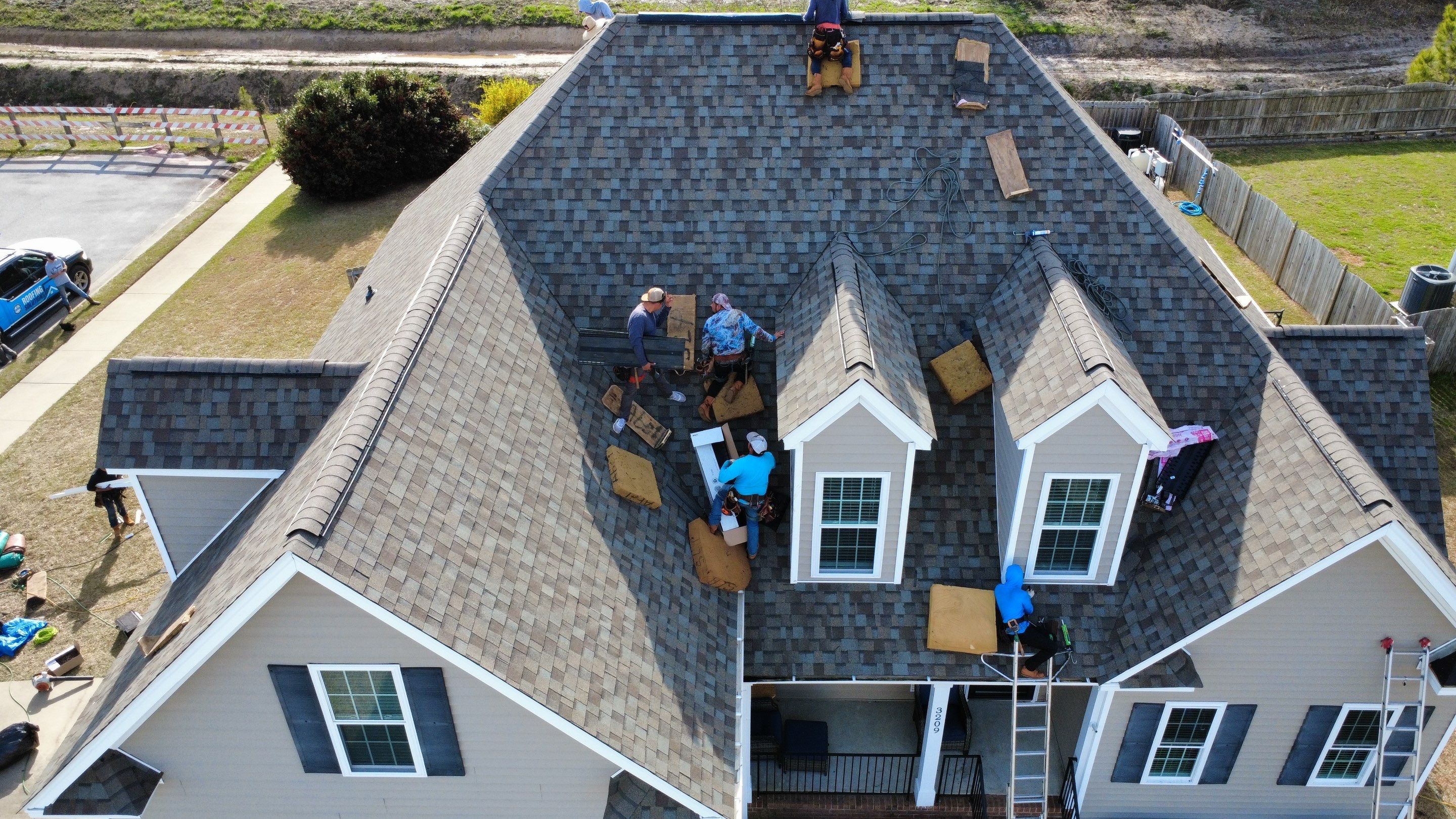 Roof Replacement in Greenville by Roofing Solutions