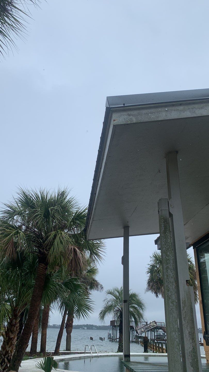 Seamless Gutter Installation using Charcoal Grey Gutters by Gutter Professors