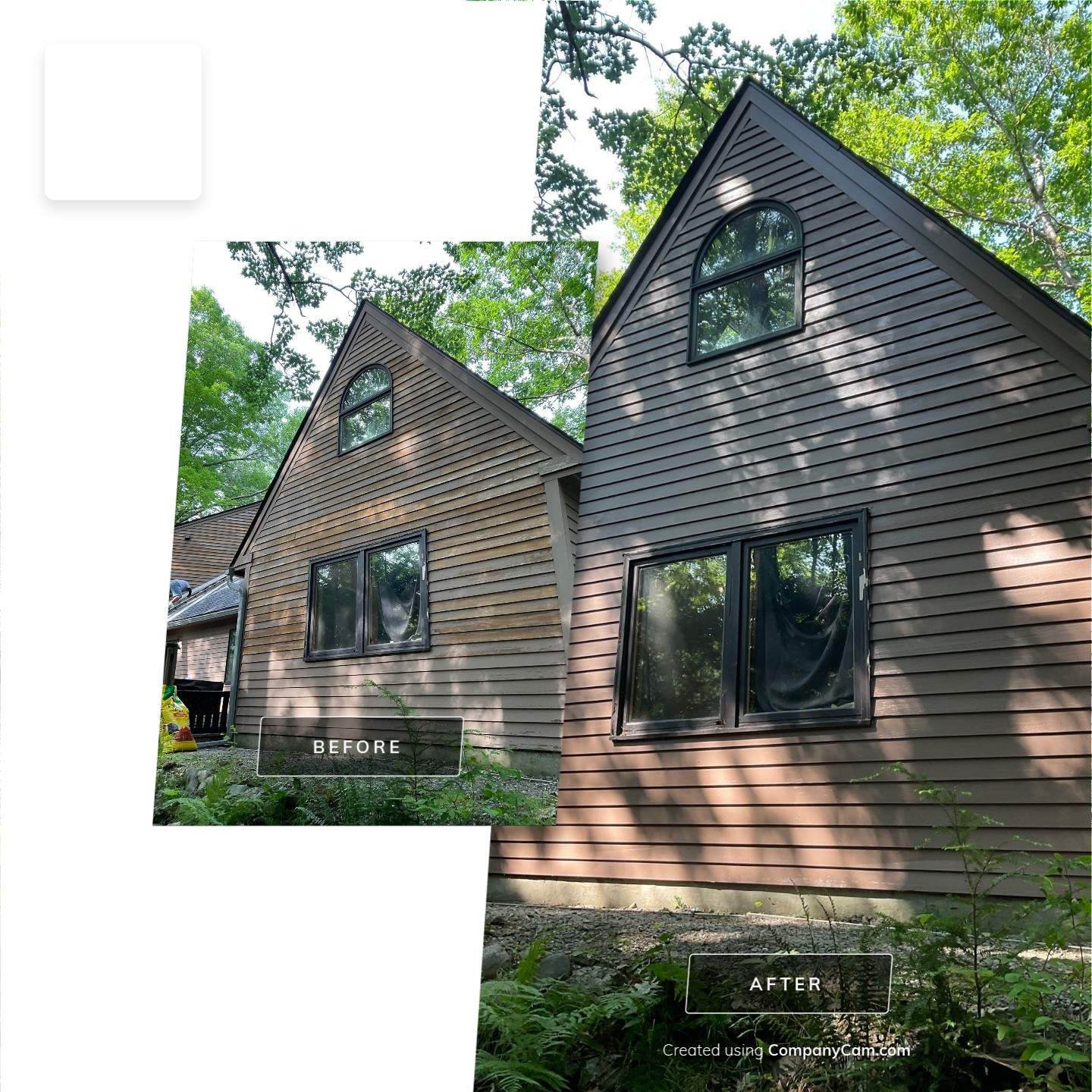 Exterior Wood Siding Restoration and Painting in Wayne, Maine by Picture Perfect Pro Painting
