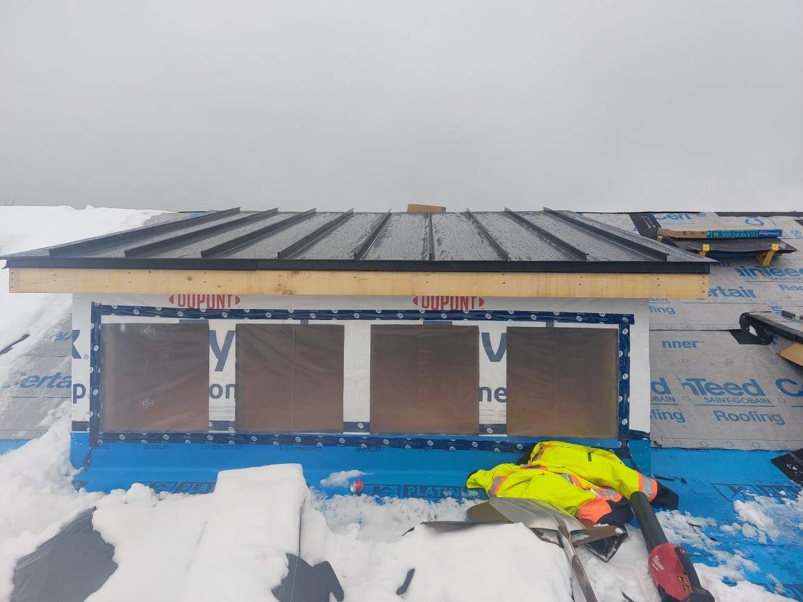 New Home Construction using 16" Standing Seam Panels, & Shingles  by Jay Carter Roofing & Sheet Metal