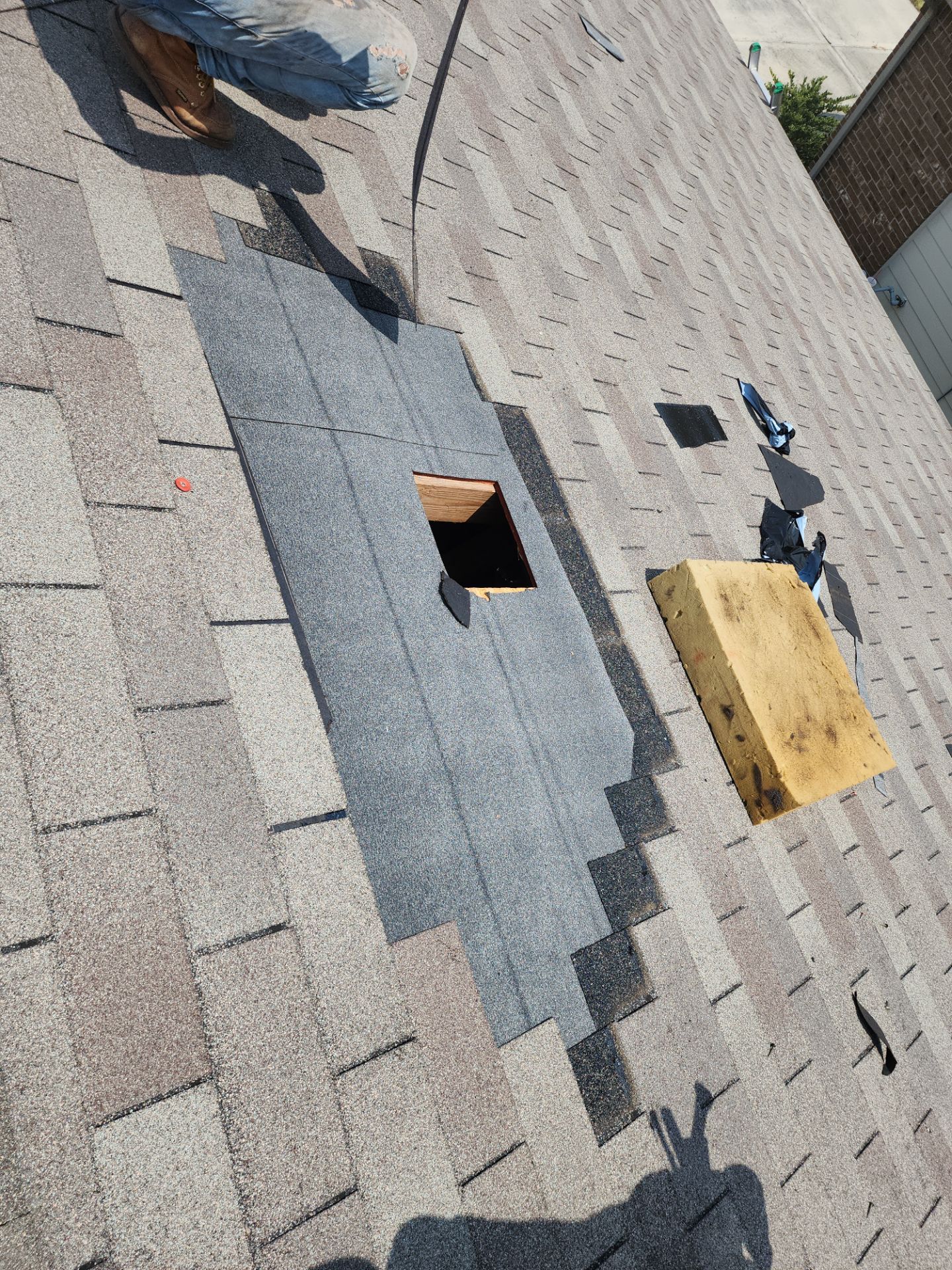 Hail Damage using Owen's Corning Duration (Lifetime) Shingles by Roof Repair Services LLC