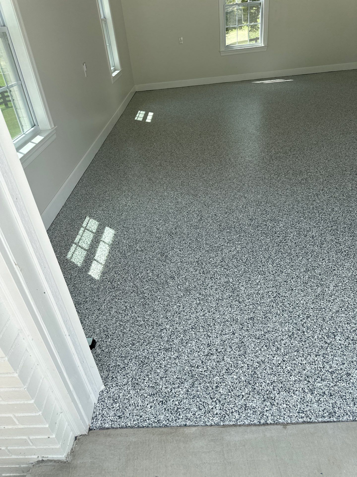 Garage Floor Coating using Gravel by My Garage Floor Guys