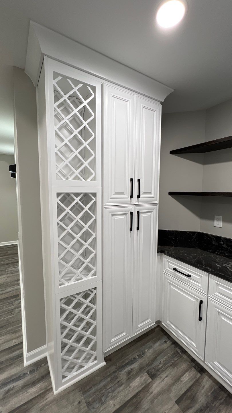 Modern Basement Finishing Project in Acworth Featuring Custom Wet Bar by Swift Home Renovations