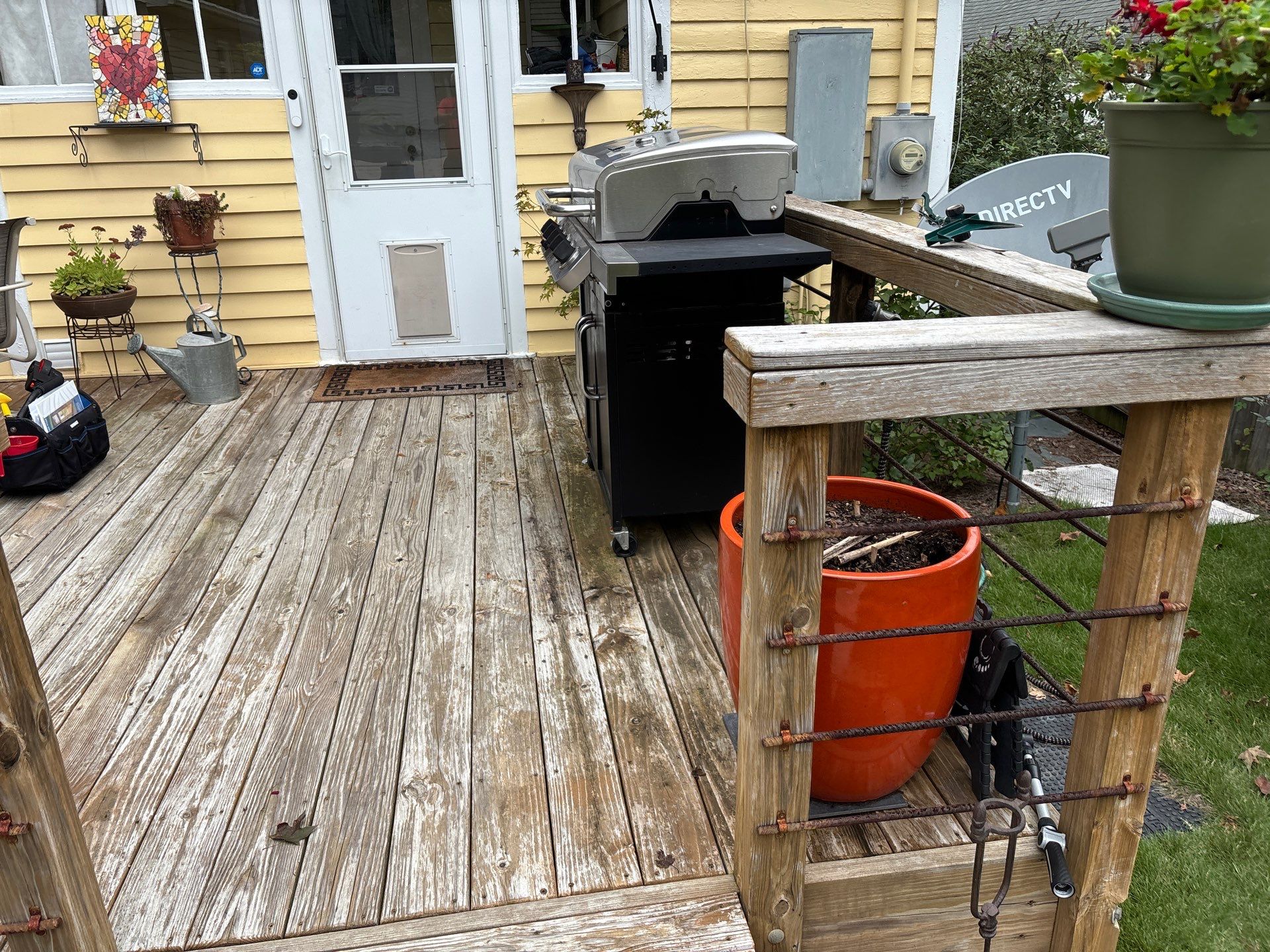 Weathered Deck using Wood Sealant by DuraSeal