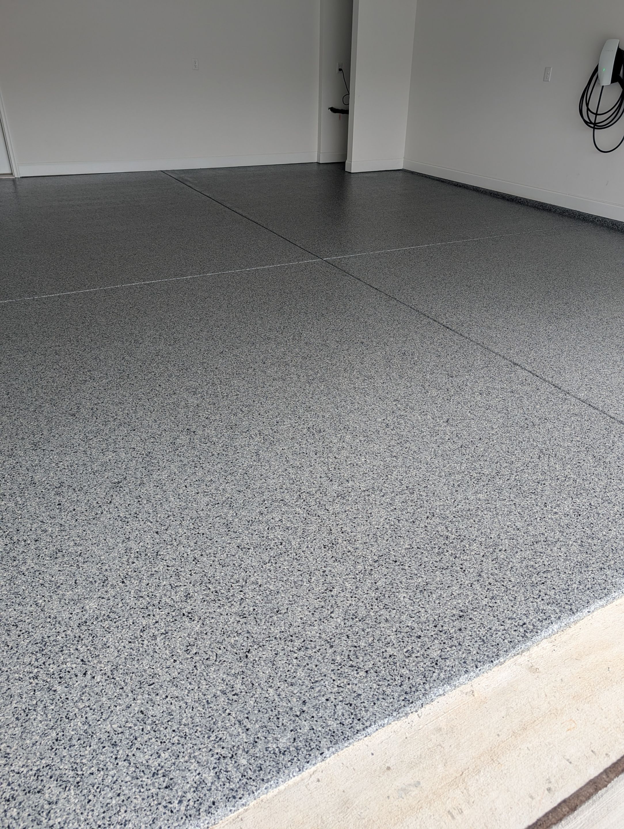 Garage Floor Coating using Nightfall by My Garage Floor Guys