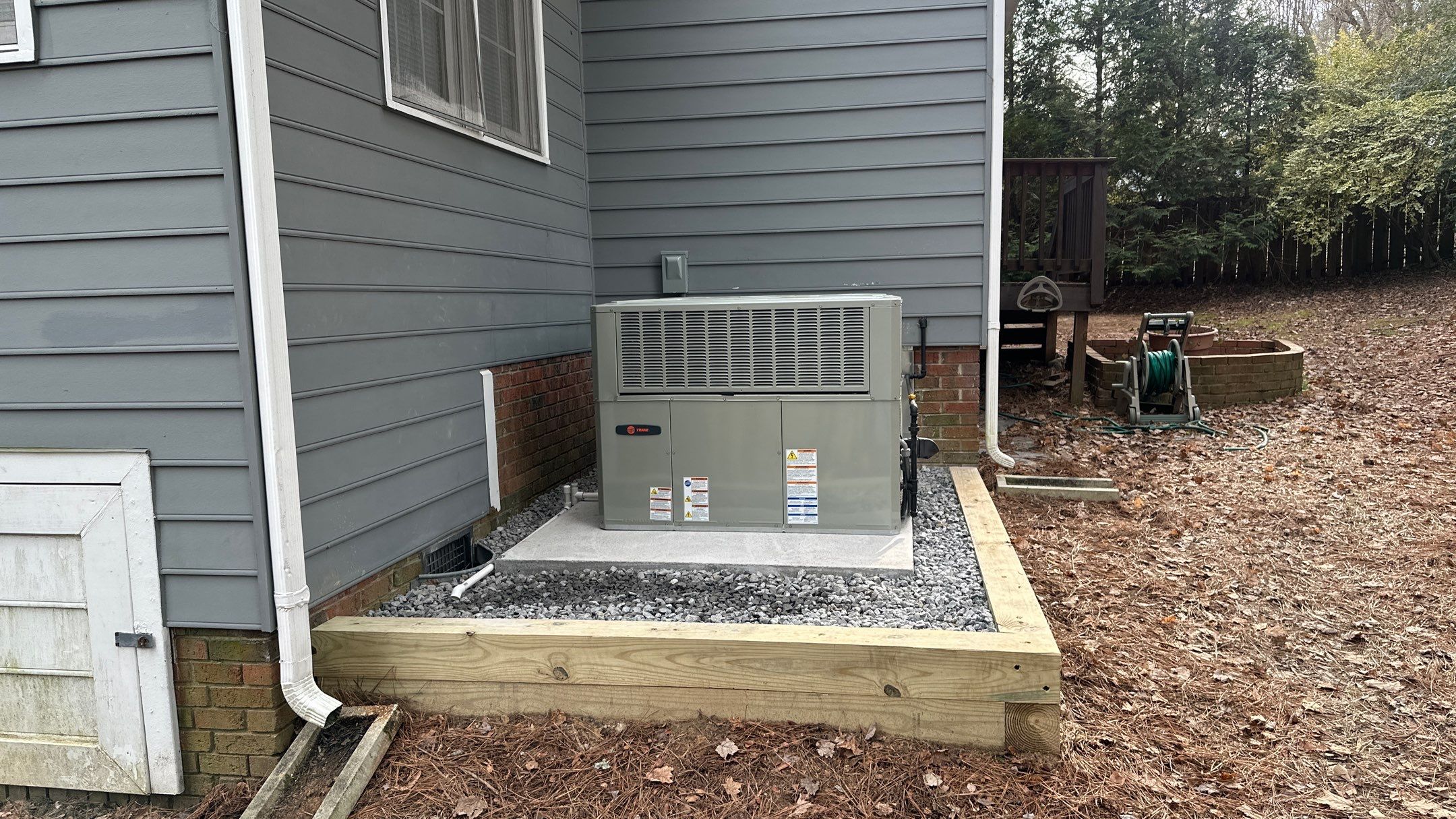 Trane Package Unit Installation by Nick's Mechanical LLC.