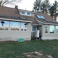 Siding Installation using Perfection Red Western Cedar Shingles  by Loyalty Exterior Solutions 