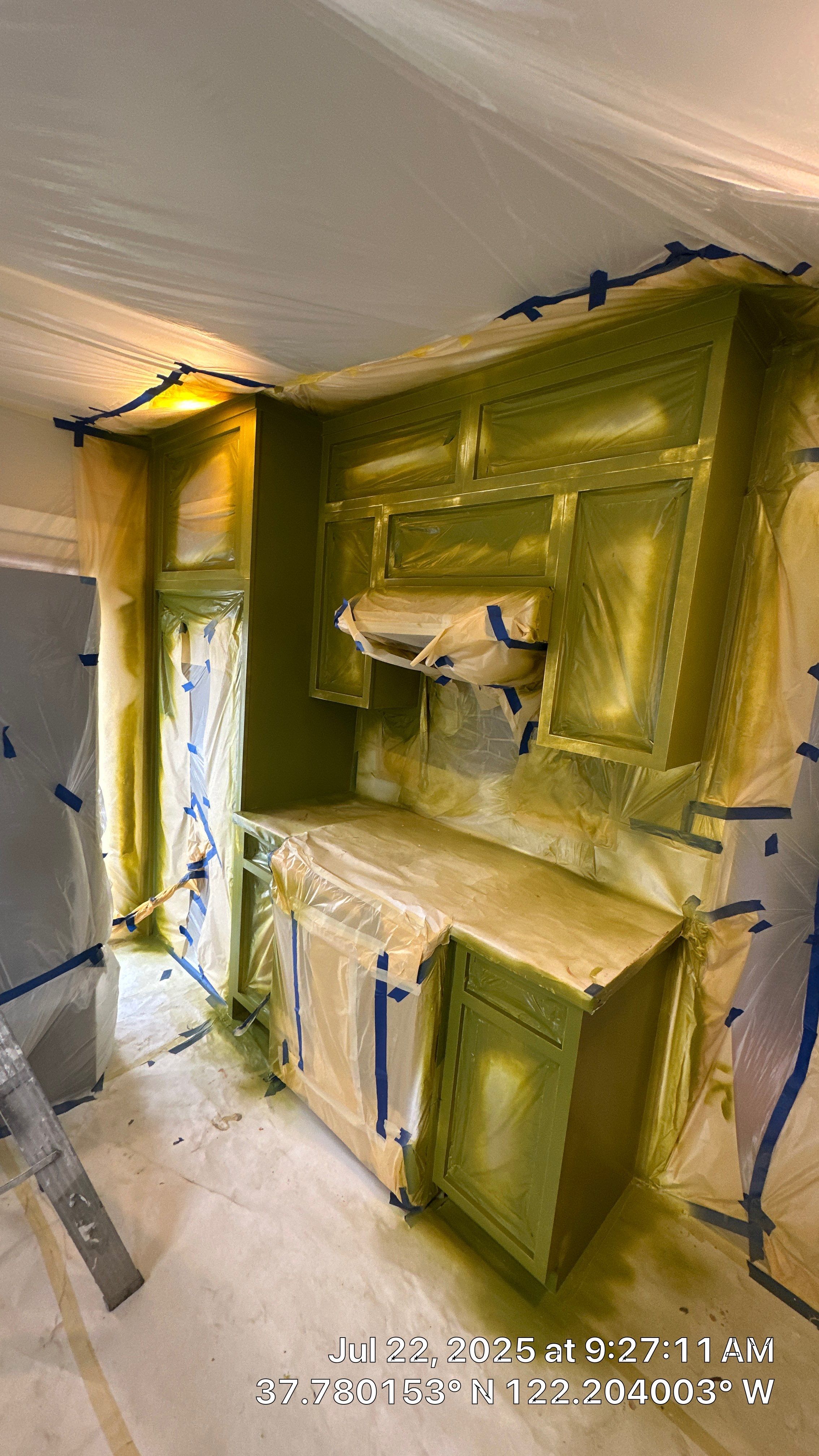 Custom Cabinet Painting  by Herrera’s Bay Area Painting inc.