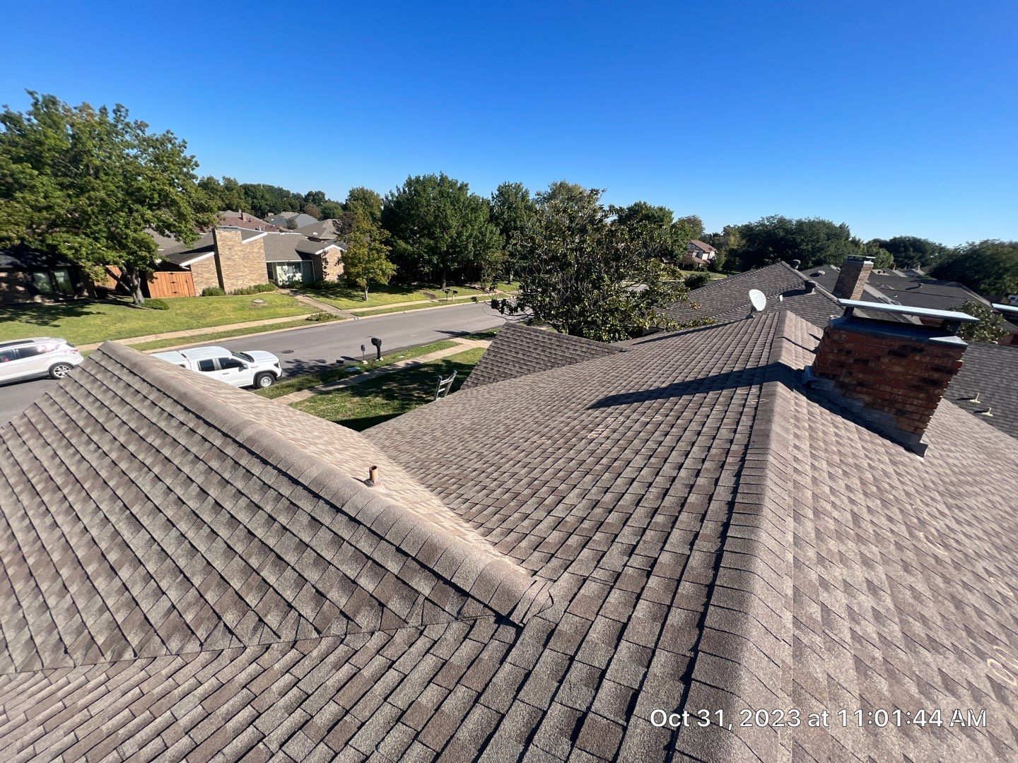 Residential Roofing Installation using IKO Dynasty class 3 hail resistant shingles by Becker Roofing and Exteriors