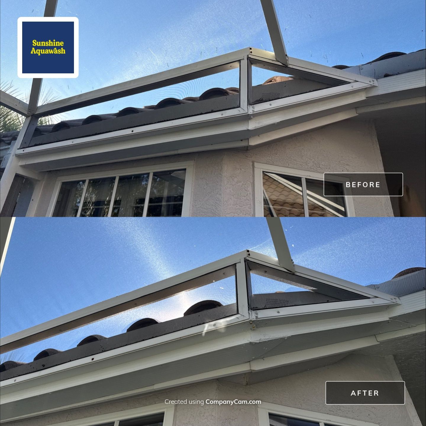 House Wash, Pool Deck & Screen Enclosure Cleaning | University Park, Sarasota FL by Sunshine AquaWash