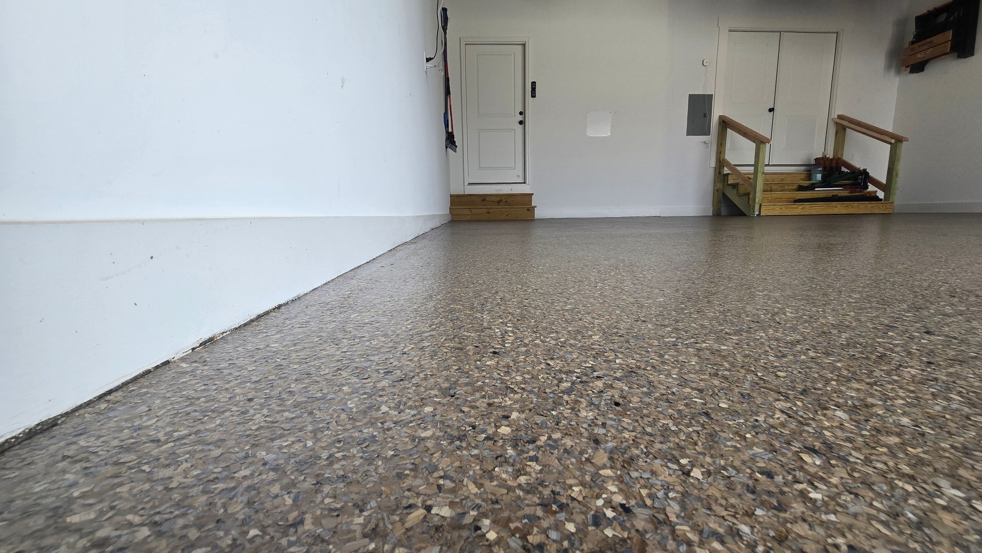 Garage using Obsidian by Elite Floor Solutions