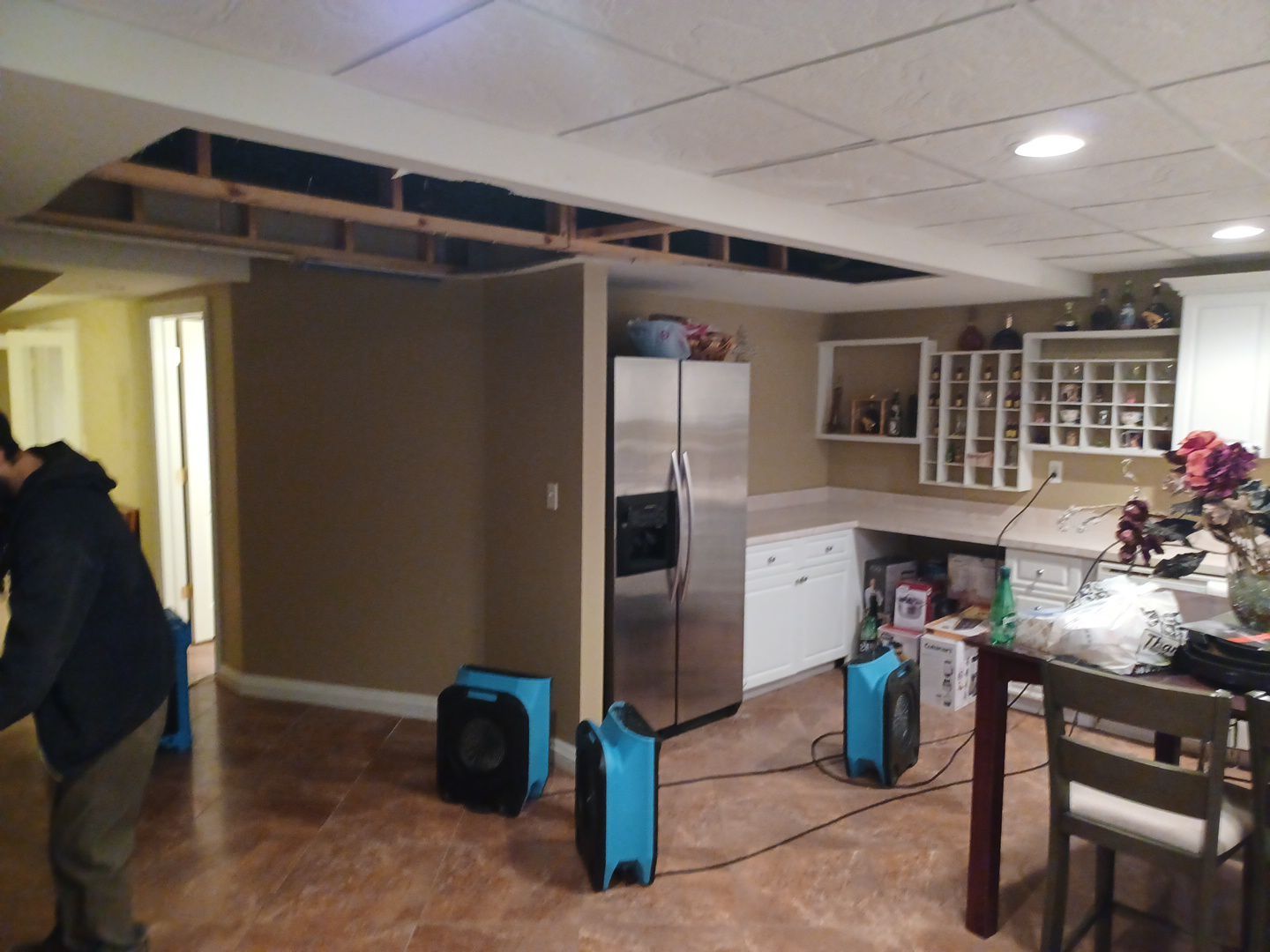 Project in West Bloomfield by EzDry Water Mitigation & Property Restoration