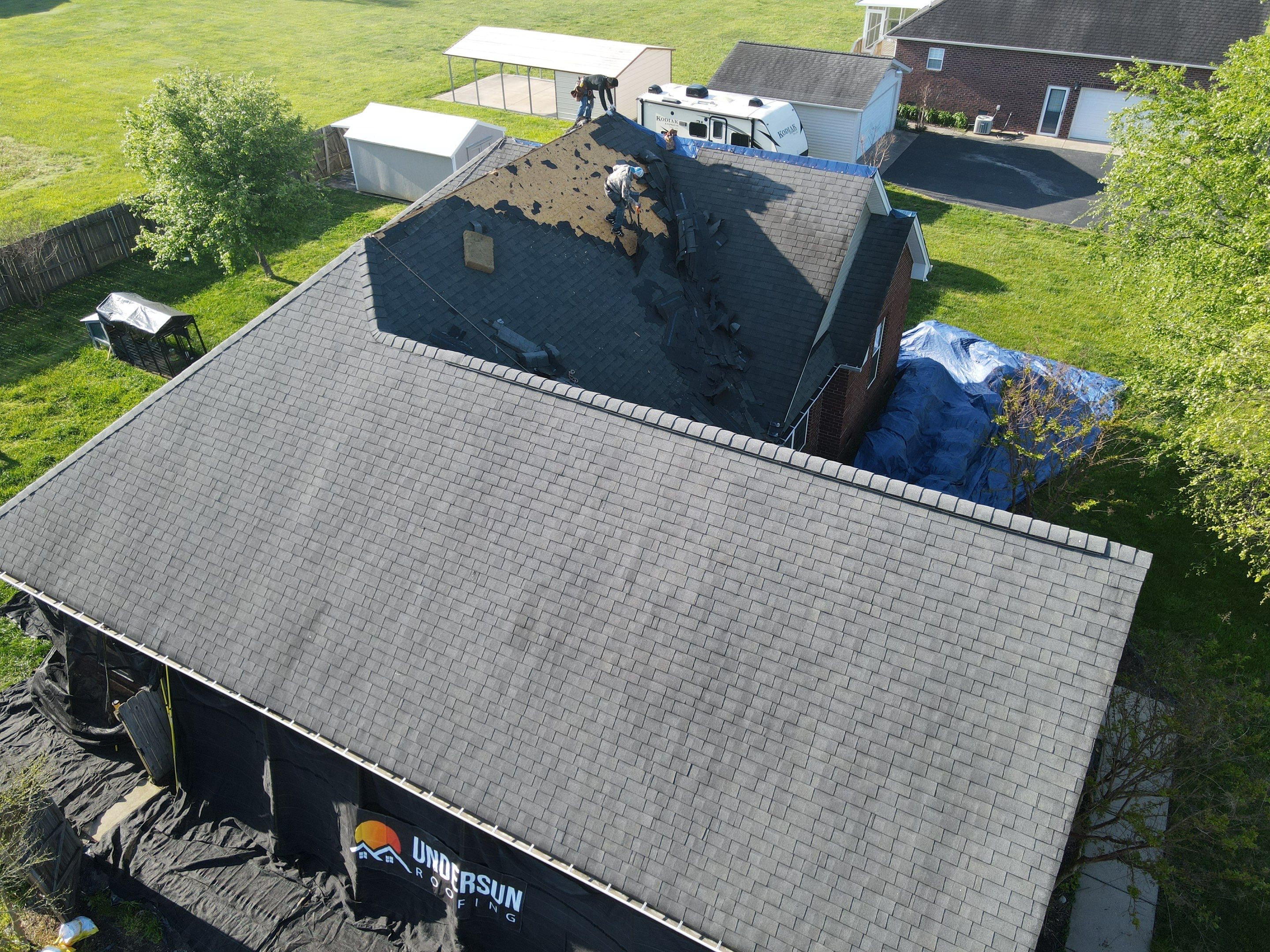 Residential Roofing Installation using GAF HDZ Roofing System  by Undersun Roofing 