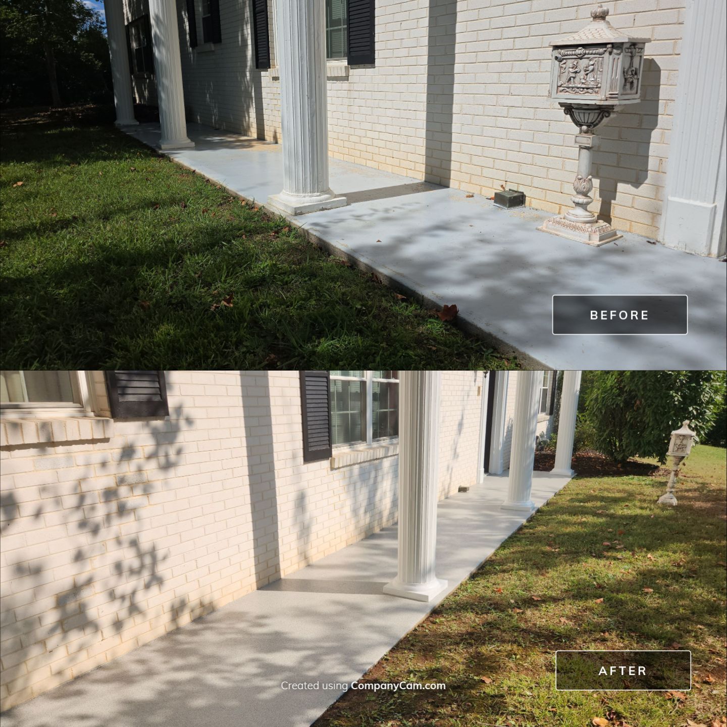 Sidewalk & Garage using Dovetail by Elite Floor Solutions