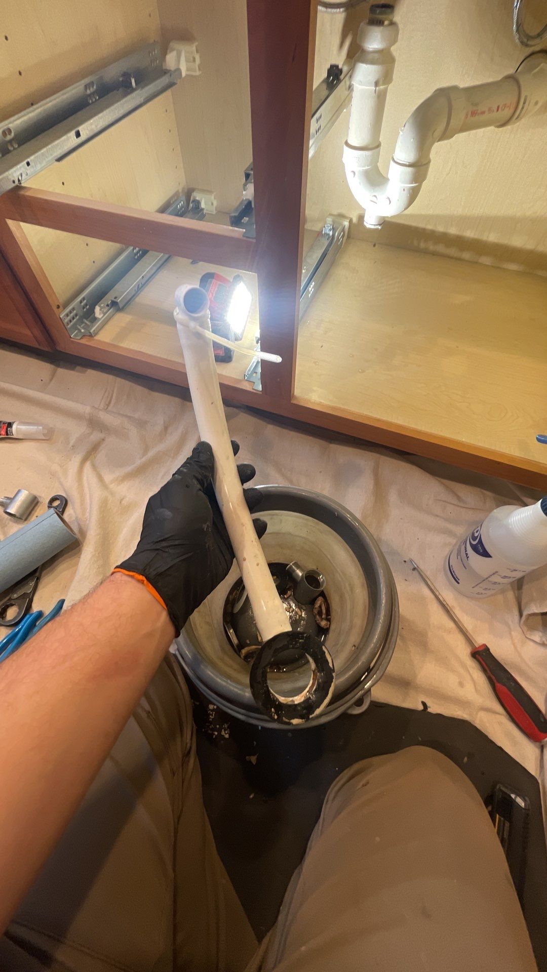 Bathroom Remodel using Customer Supplied Faucets by Stake Plumbing and Heating