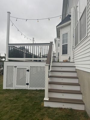 New Deck using Deckorators Venture - Color Sandbar