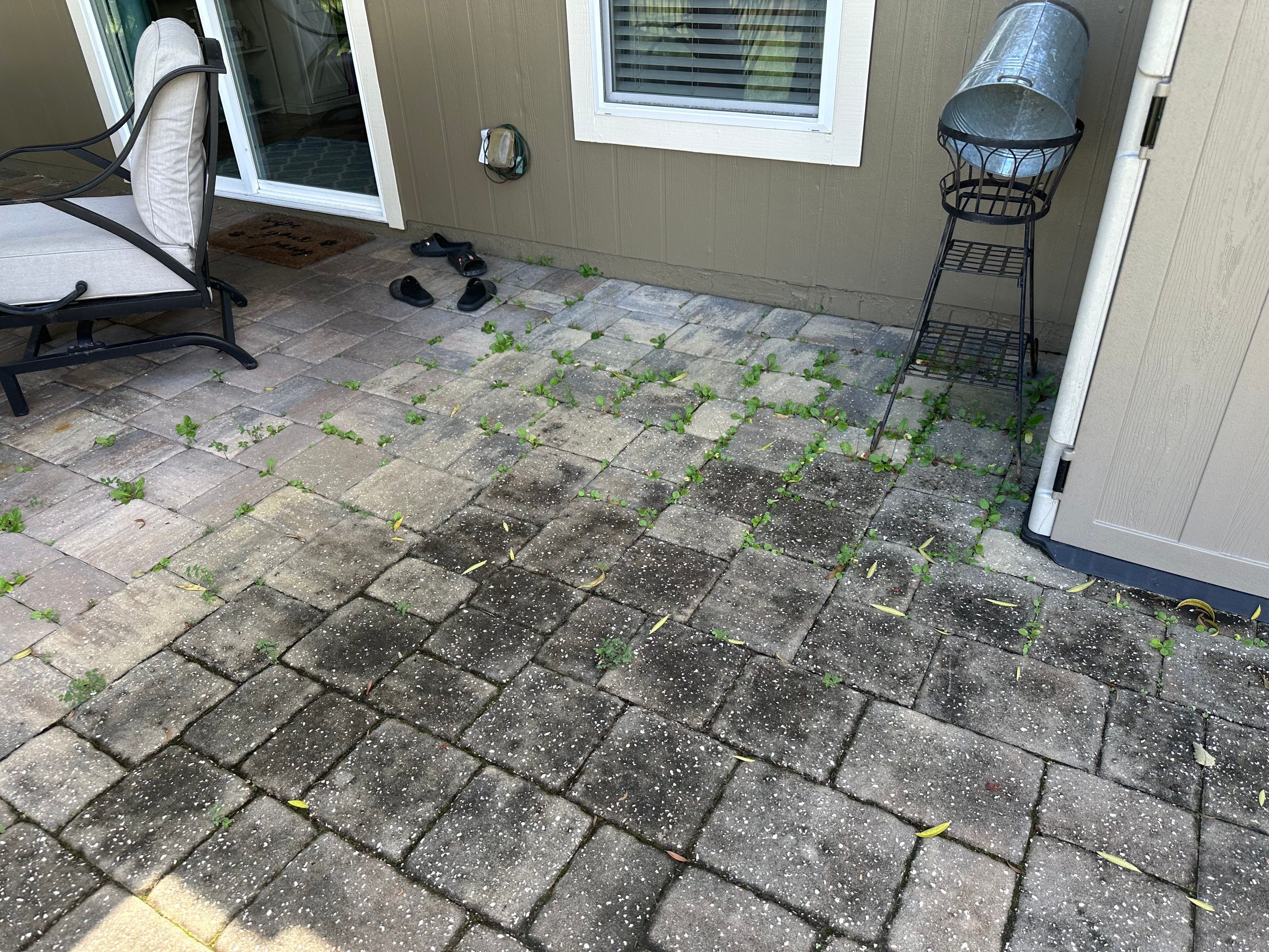 Paver Patio using Concrete Sealant by DuraSeal